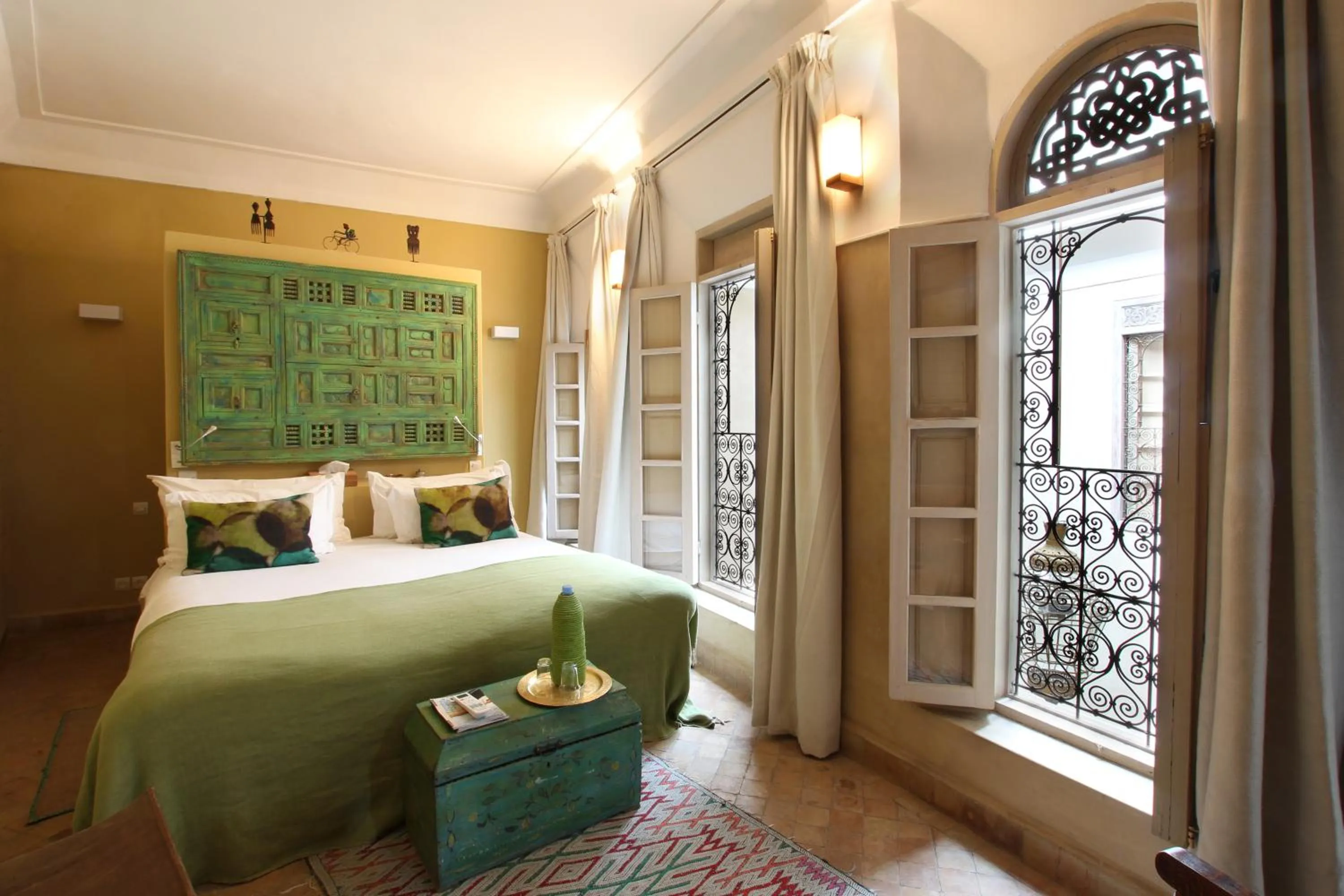 Bed in Riad Anata