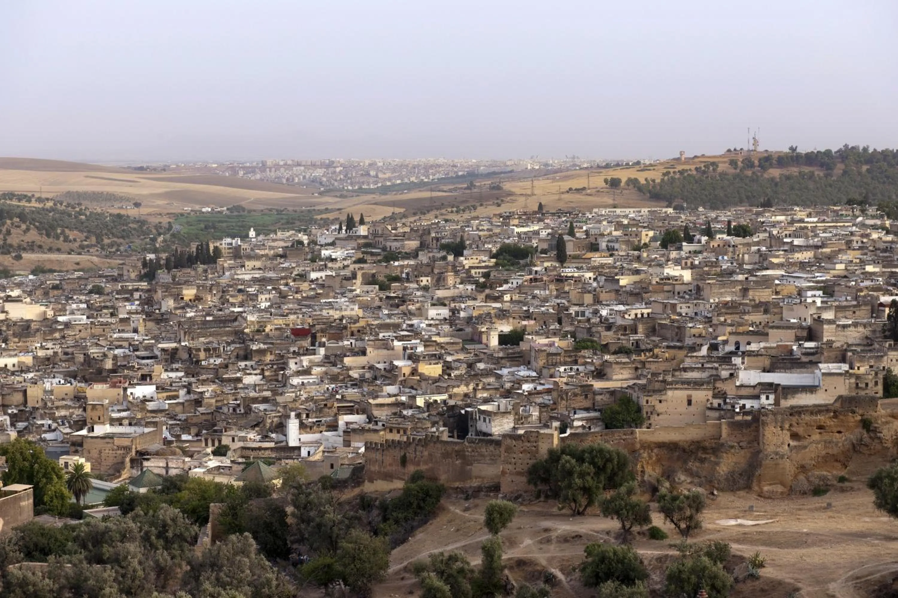 Natural landscape in Riad Anata