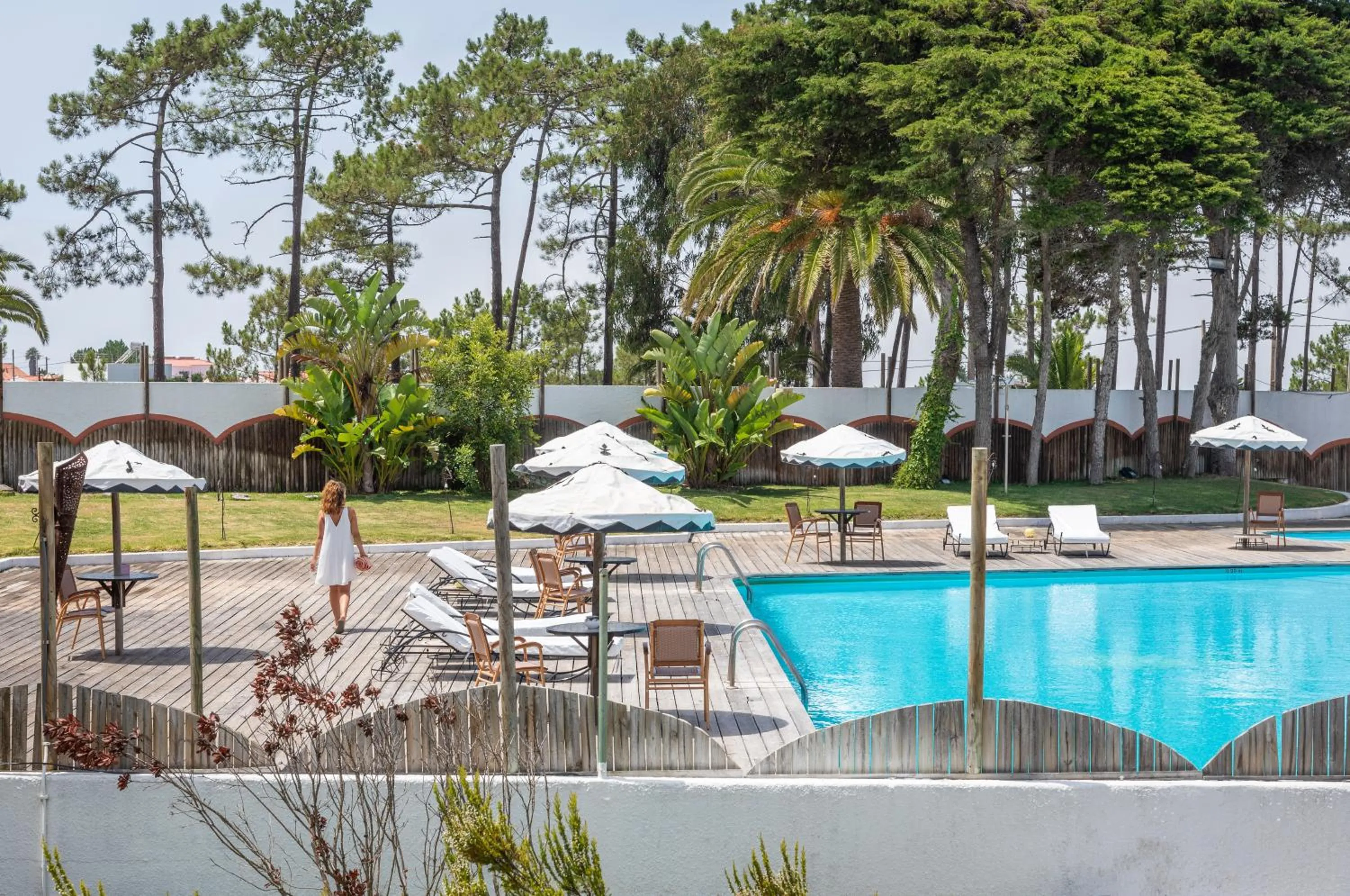 Pool view in Hotel Vale Da Telha