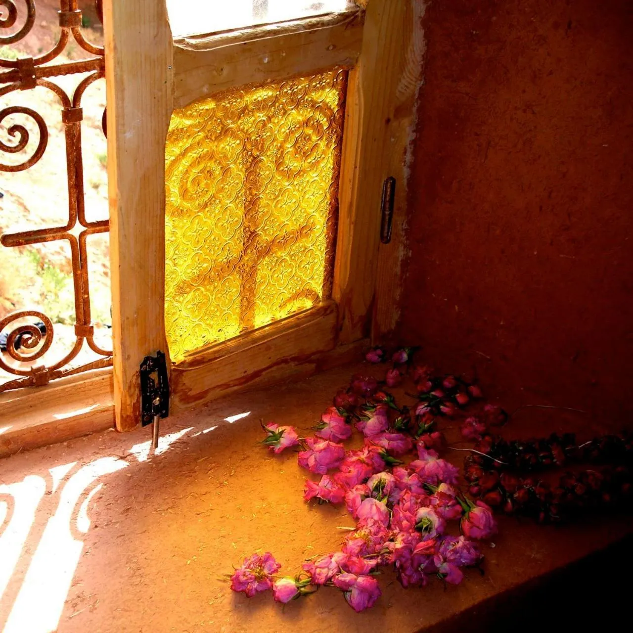 Decorative detail in Les Jardins du M'goun