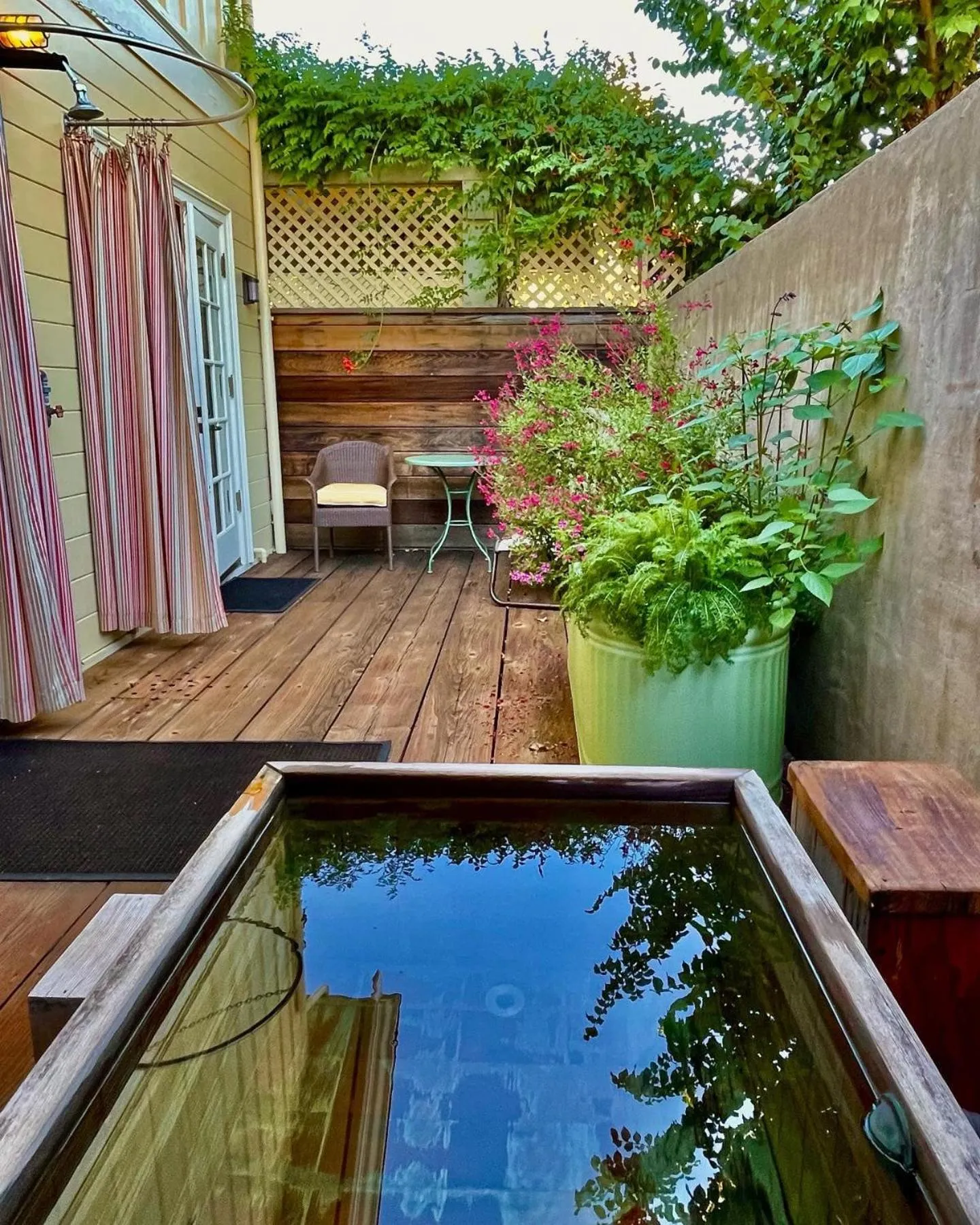 Patio in Tallman Hotel