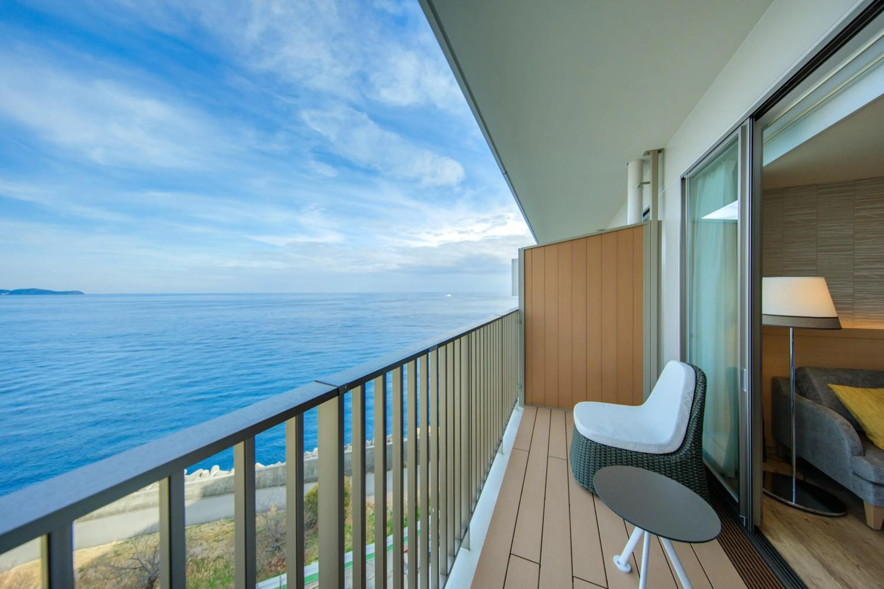 Balcony/Terrace in Atami Korakuen Hotel