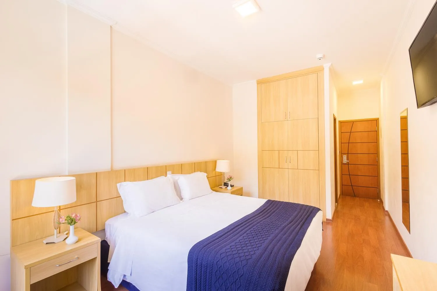 Bed in Serra Negra Palace Hotel