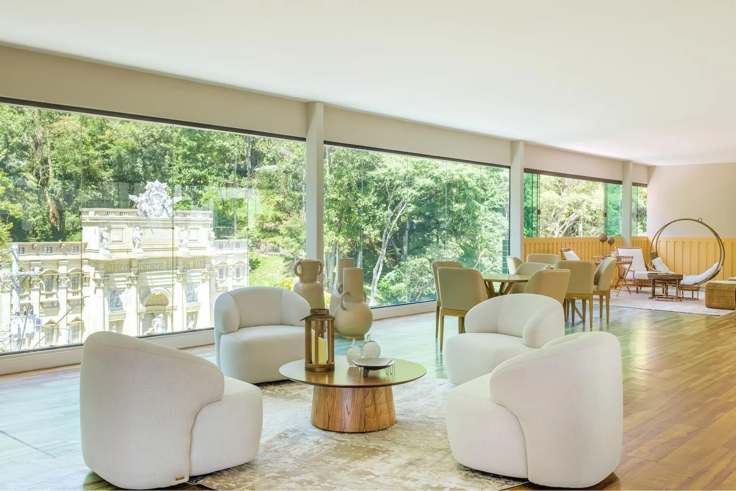 Living room in Serra Negra Palace Hotel
