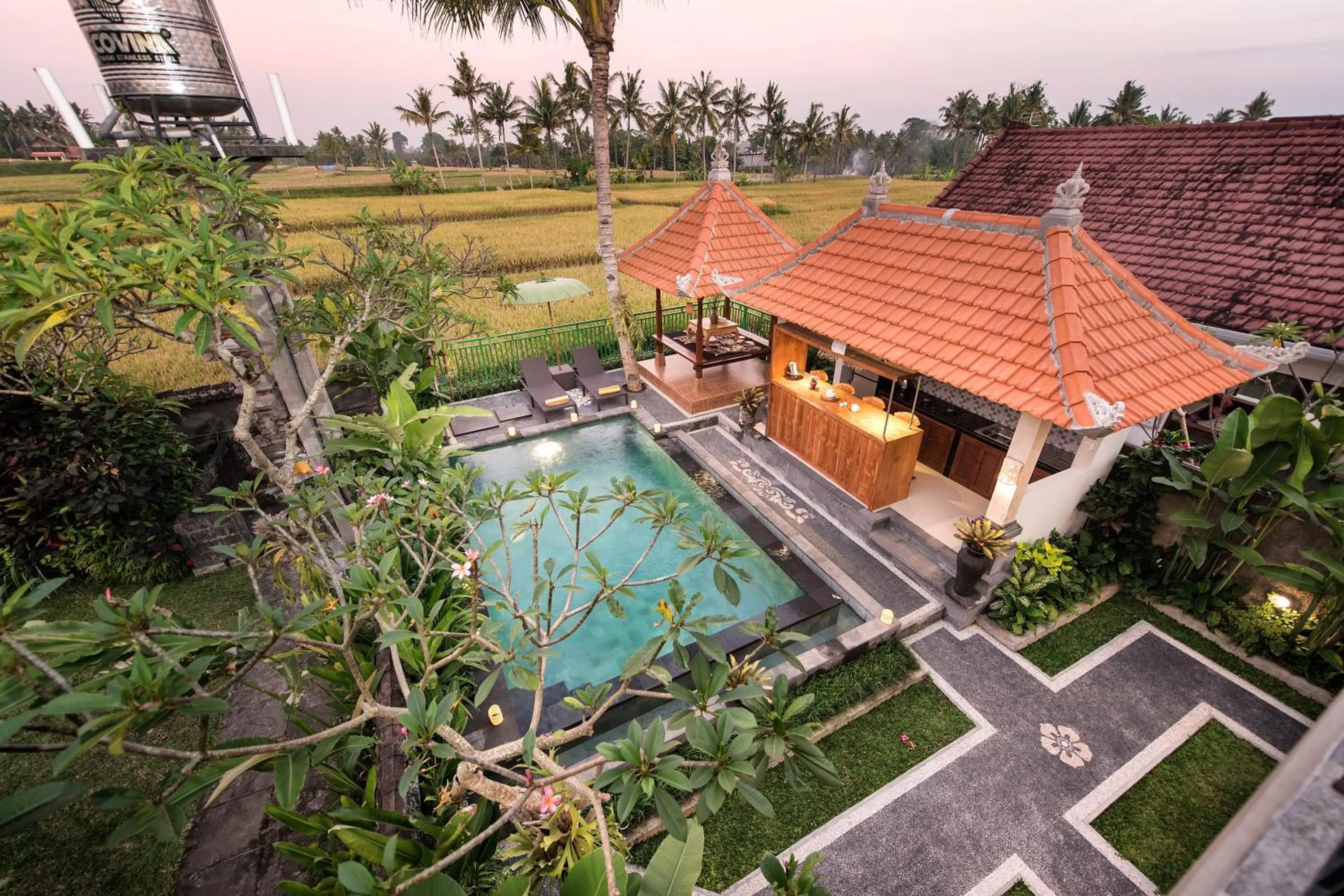 Bird's eye view in Griya Private Villa