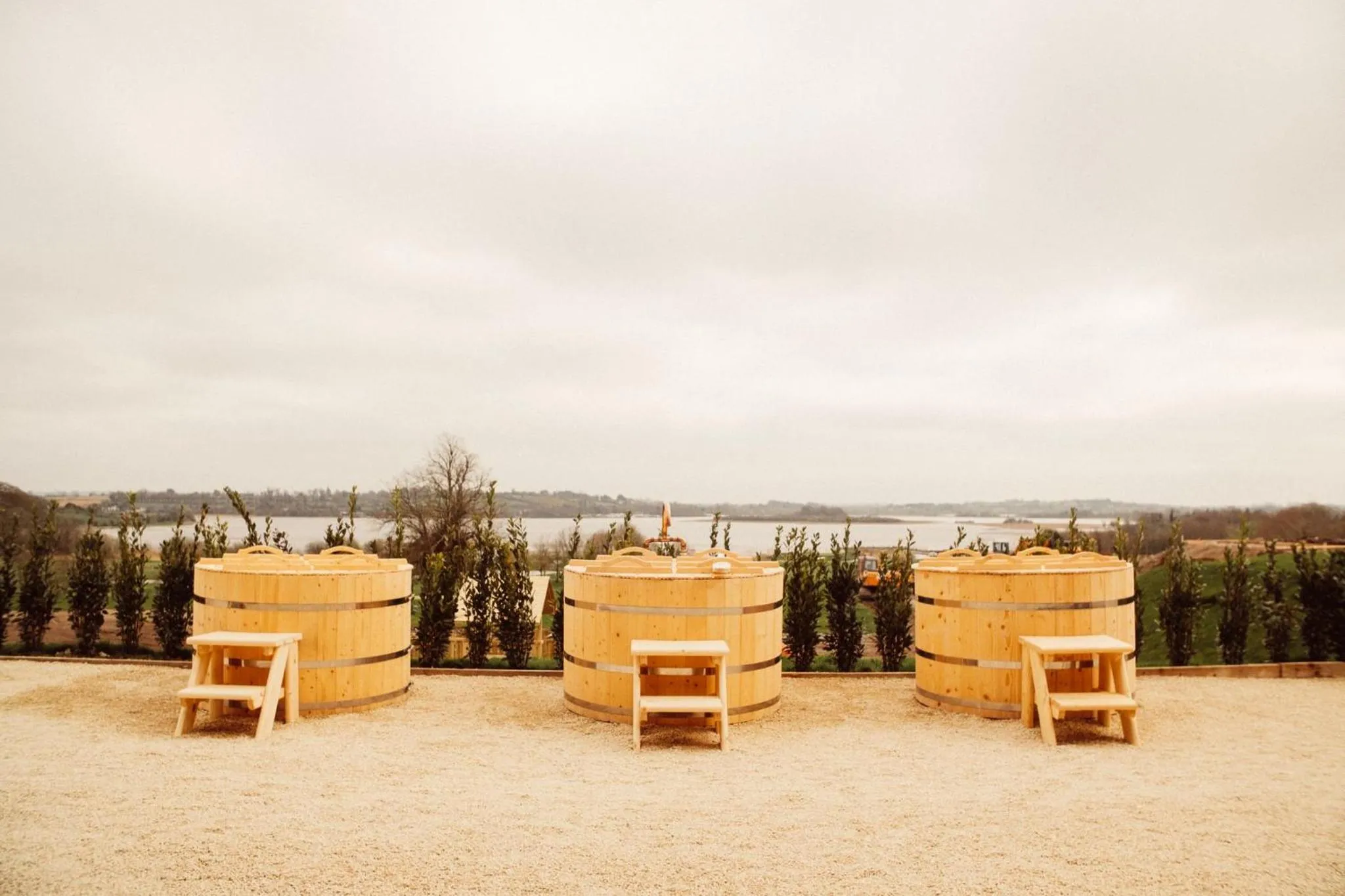 Hot Tub in Glasson Lakehouse