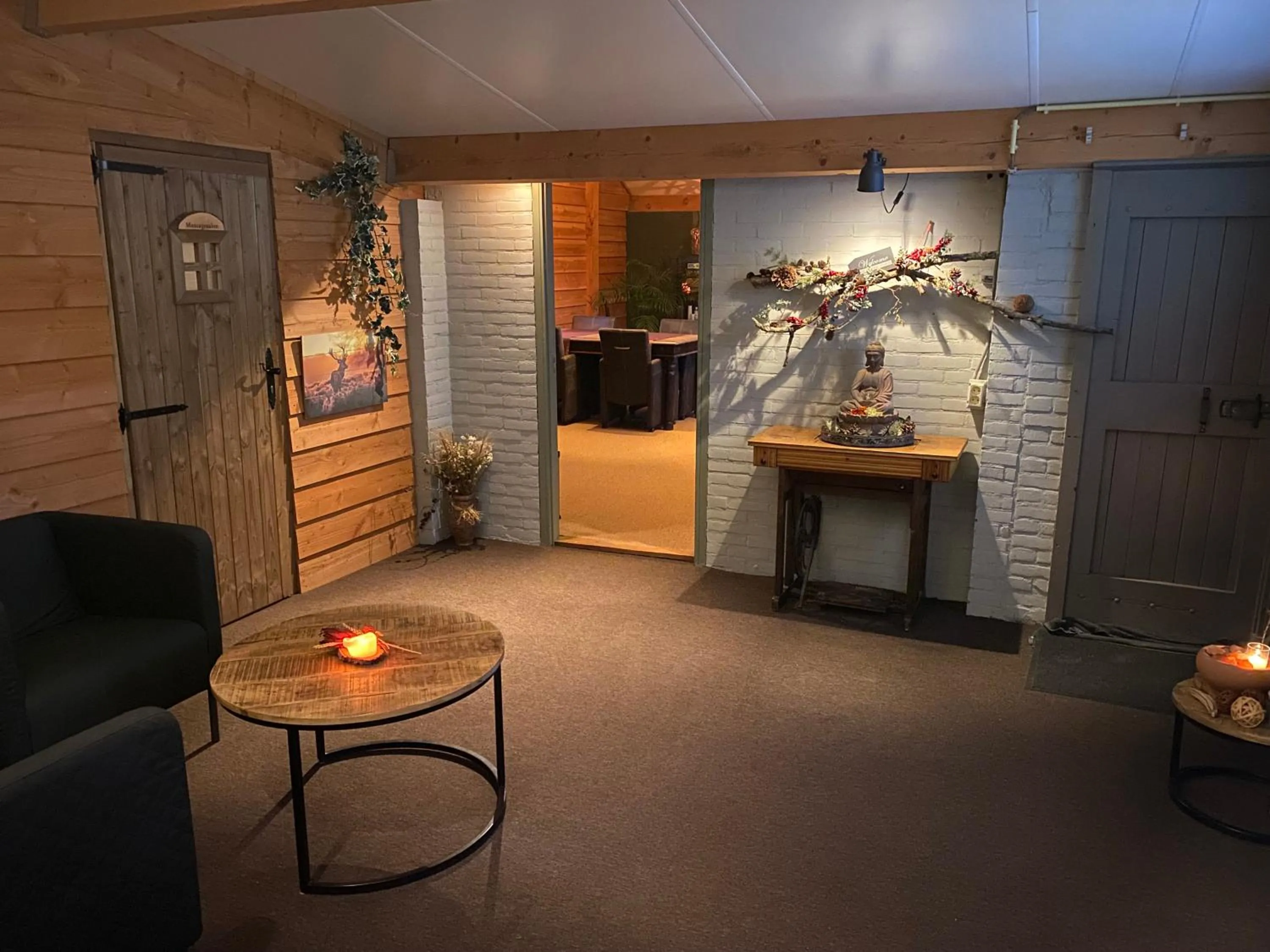 Seating area in B&B en Wellness de Waalhoeve
