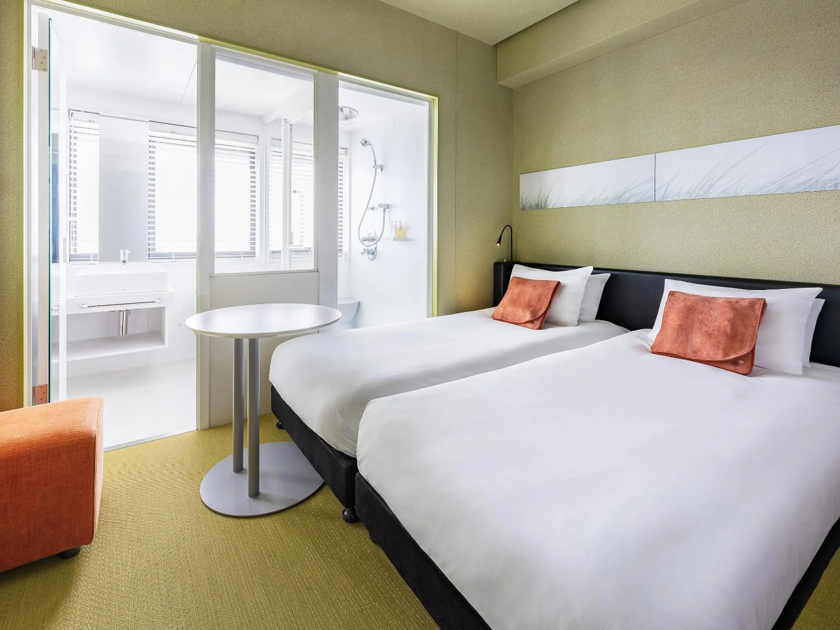 Bed in remm Shin-Osaka Bed in remm Shin-Osaka