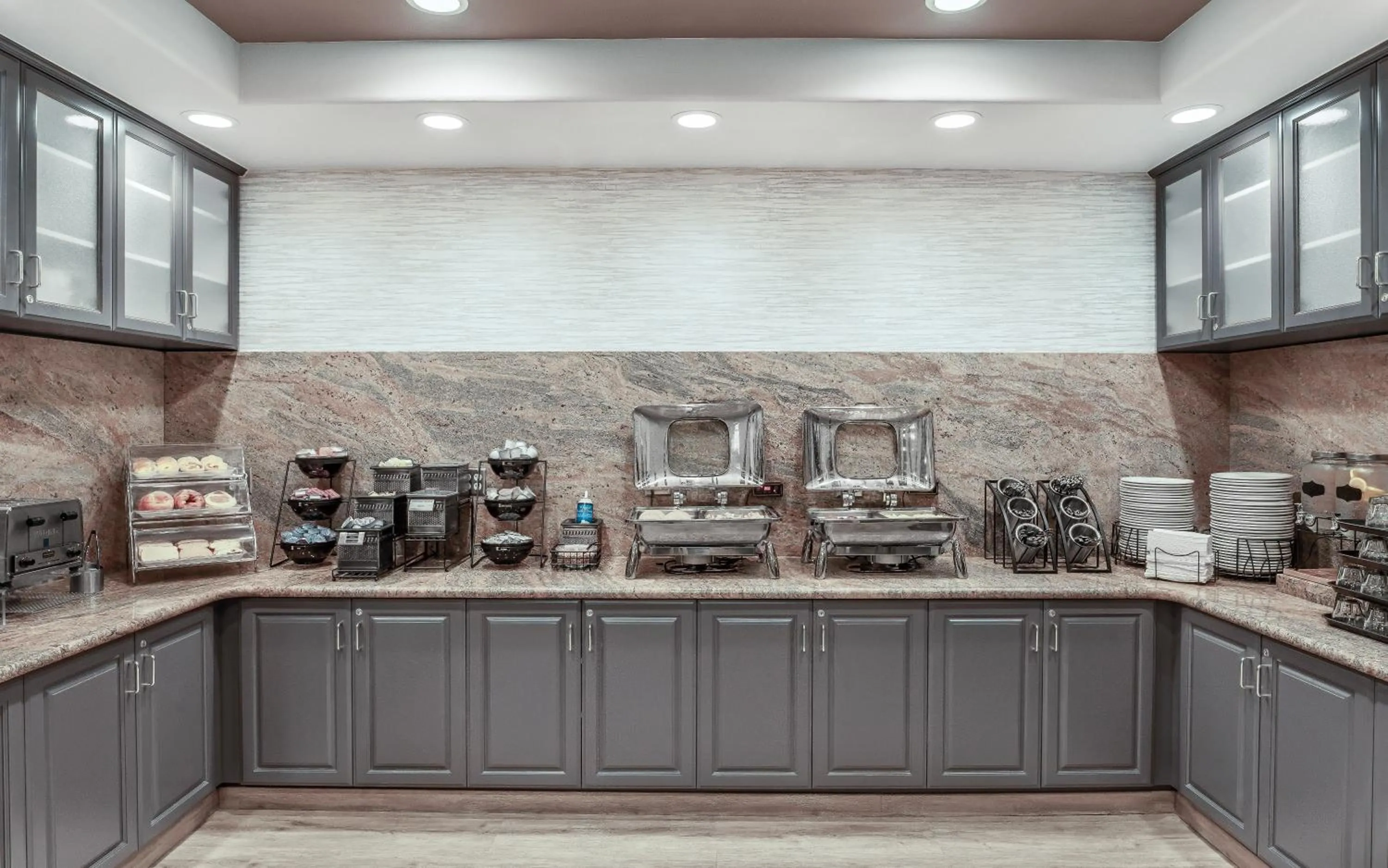 Buffet breakfast in Beachfront Inn