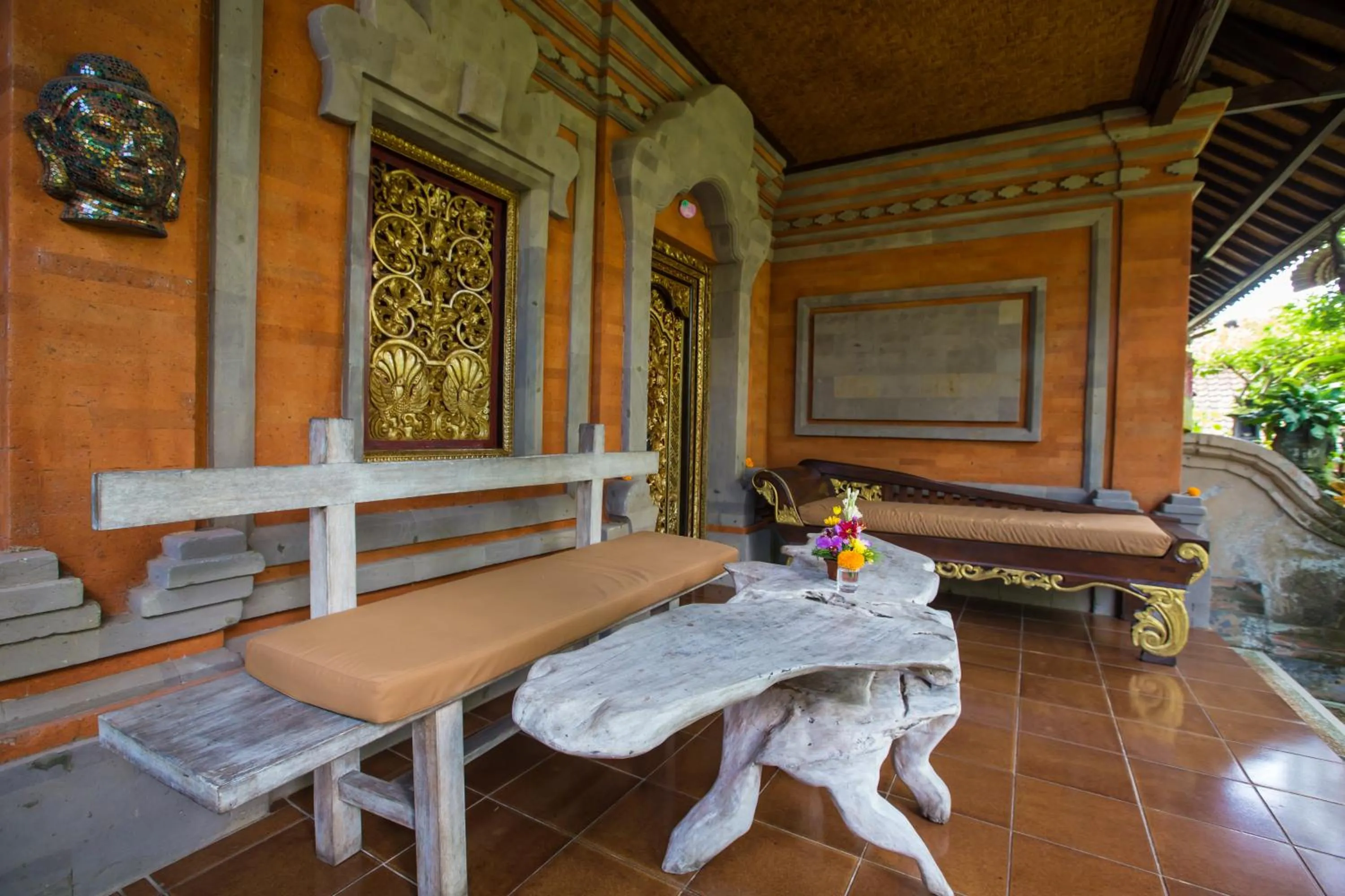 Seating area in Pondok Permata Homestay