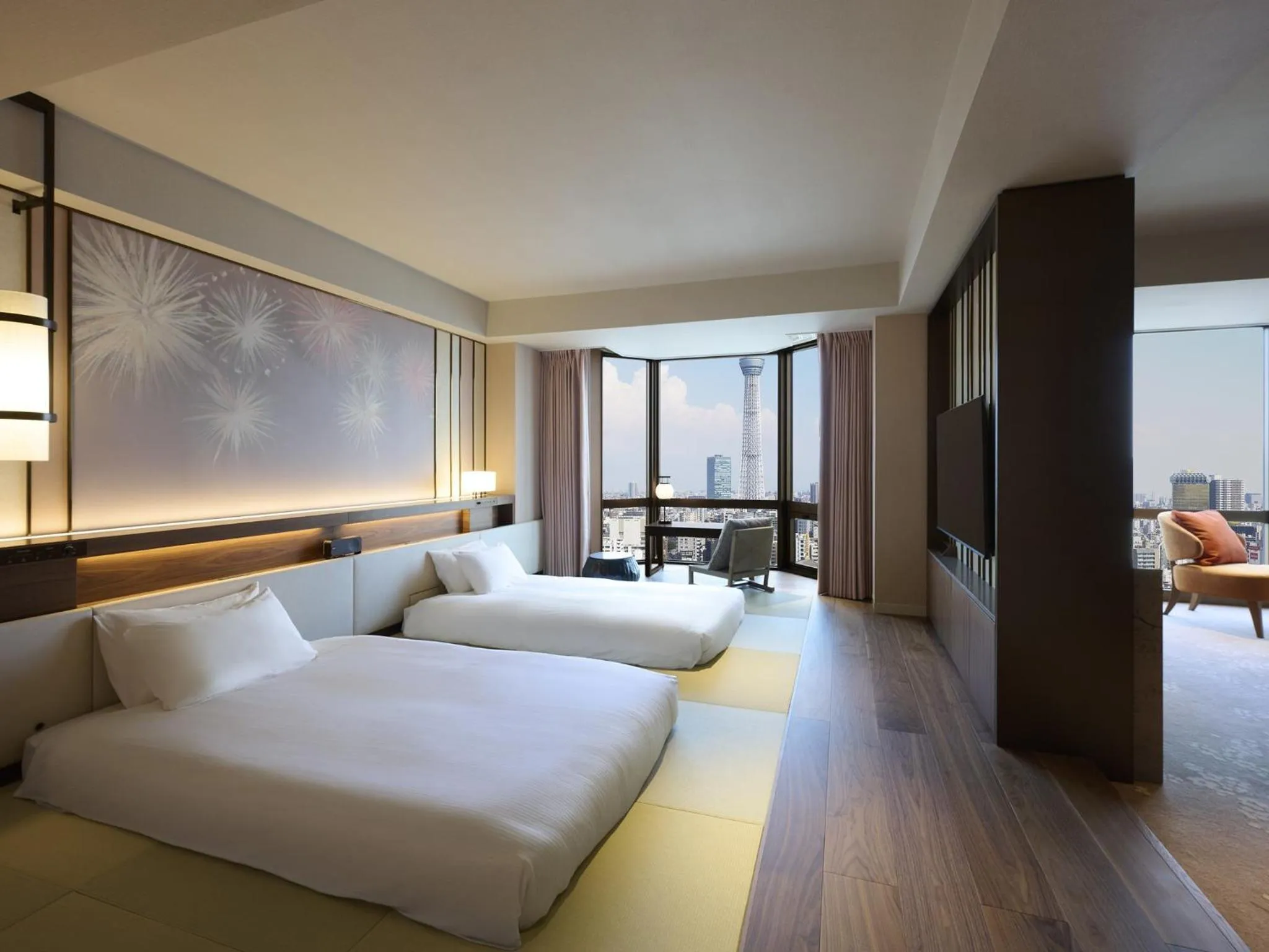 Bed in Asakusa View Hotel