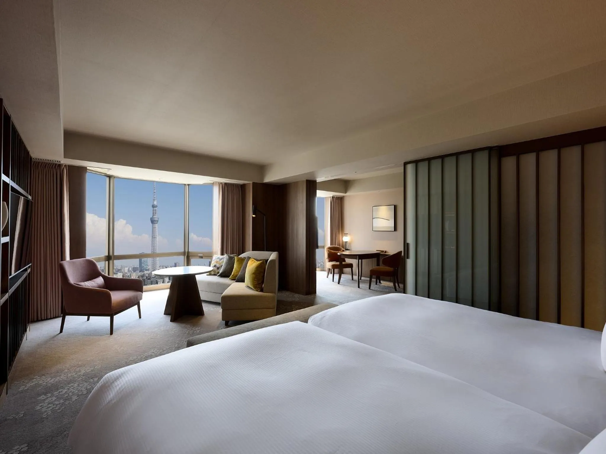 Bed in Asakusa View Hotel