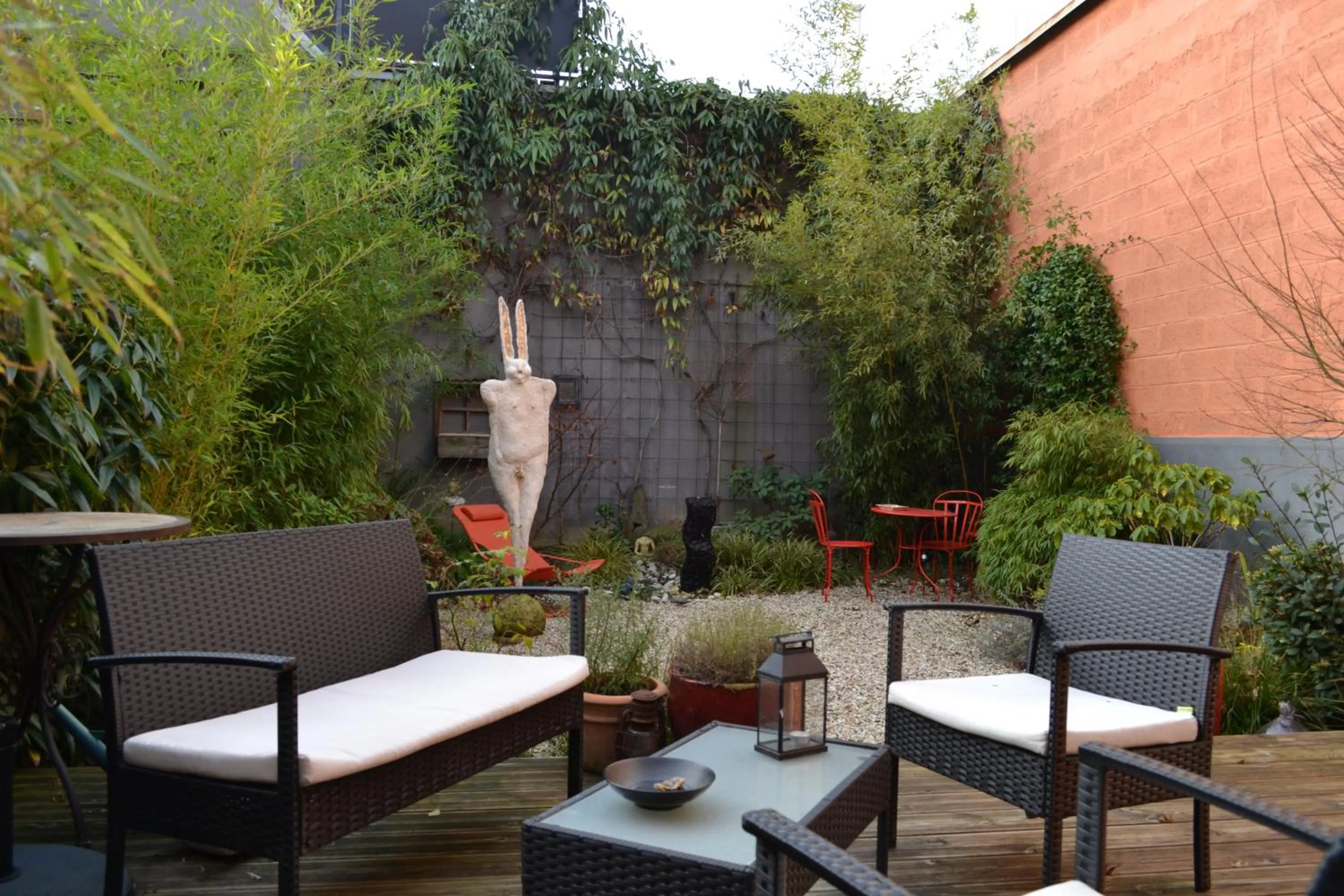 Patio in Chambre d'hôtes la Teinturerie