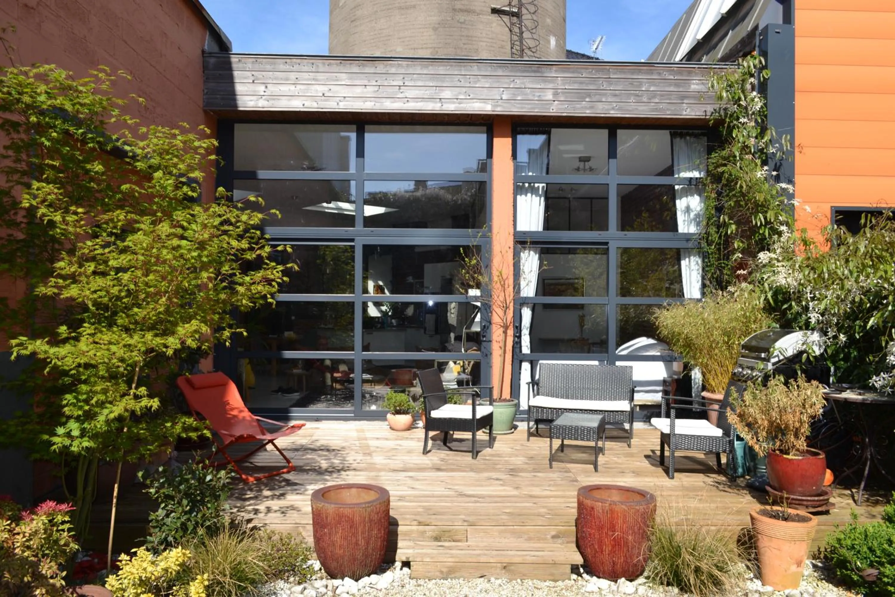 Patio in Chambre d'hôtes la Teinturerie