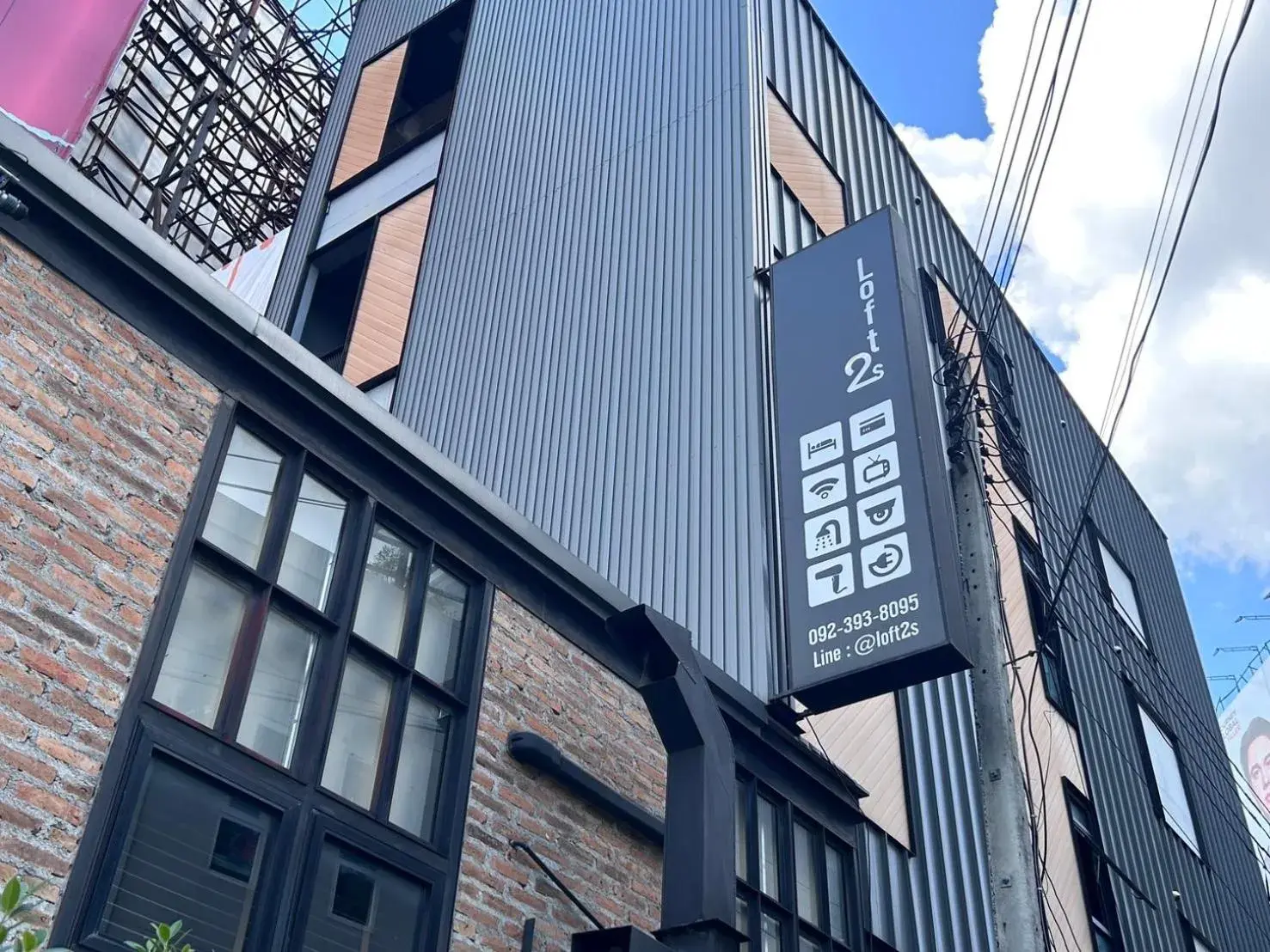 Property building in Loft2s Chiang Mai Property building in Loft2s Chiang Mai