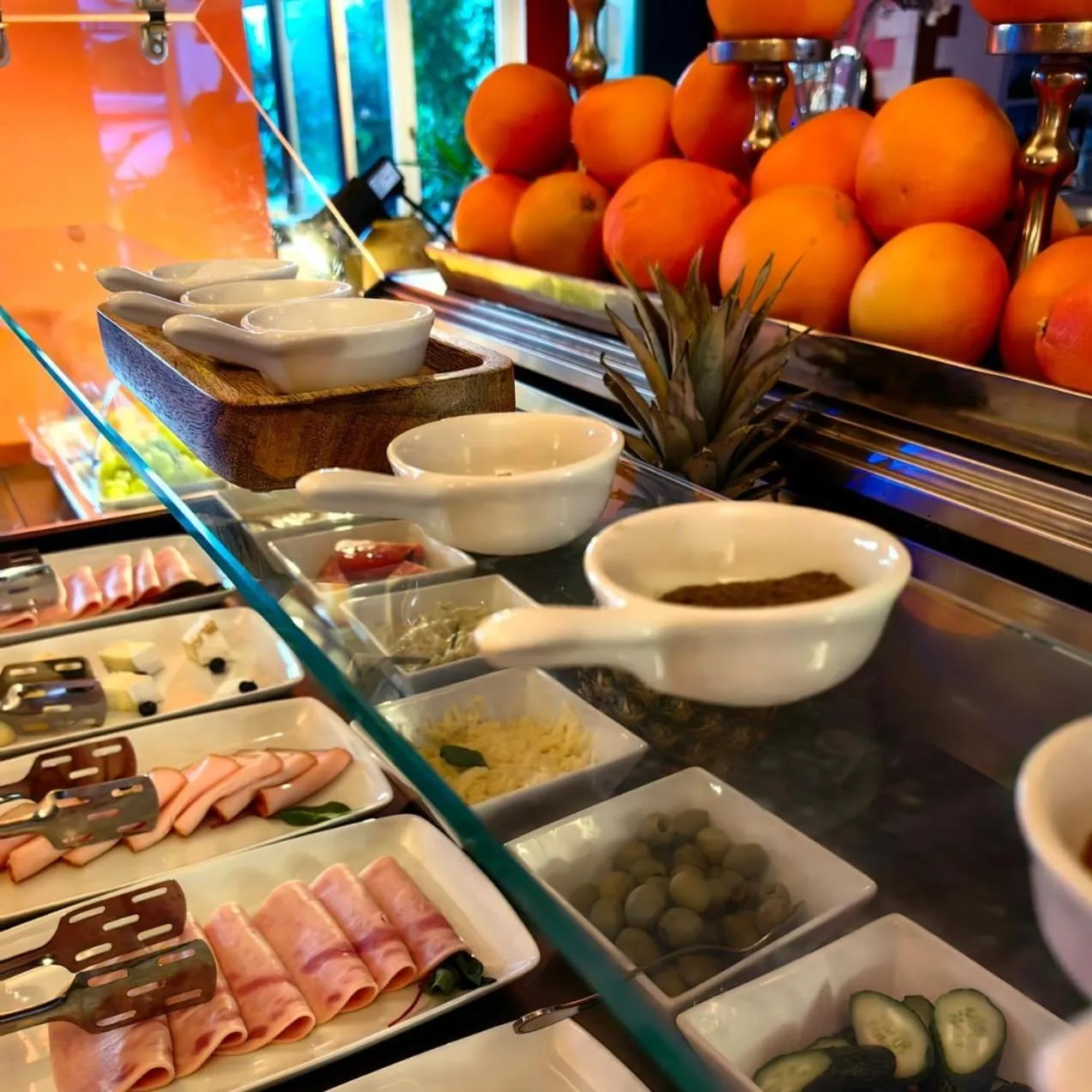 Continental breakfast in Villa Santa Maria