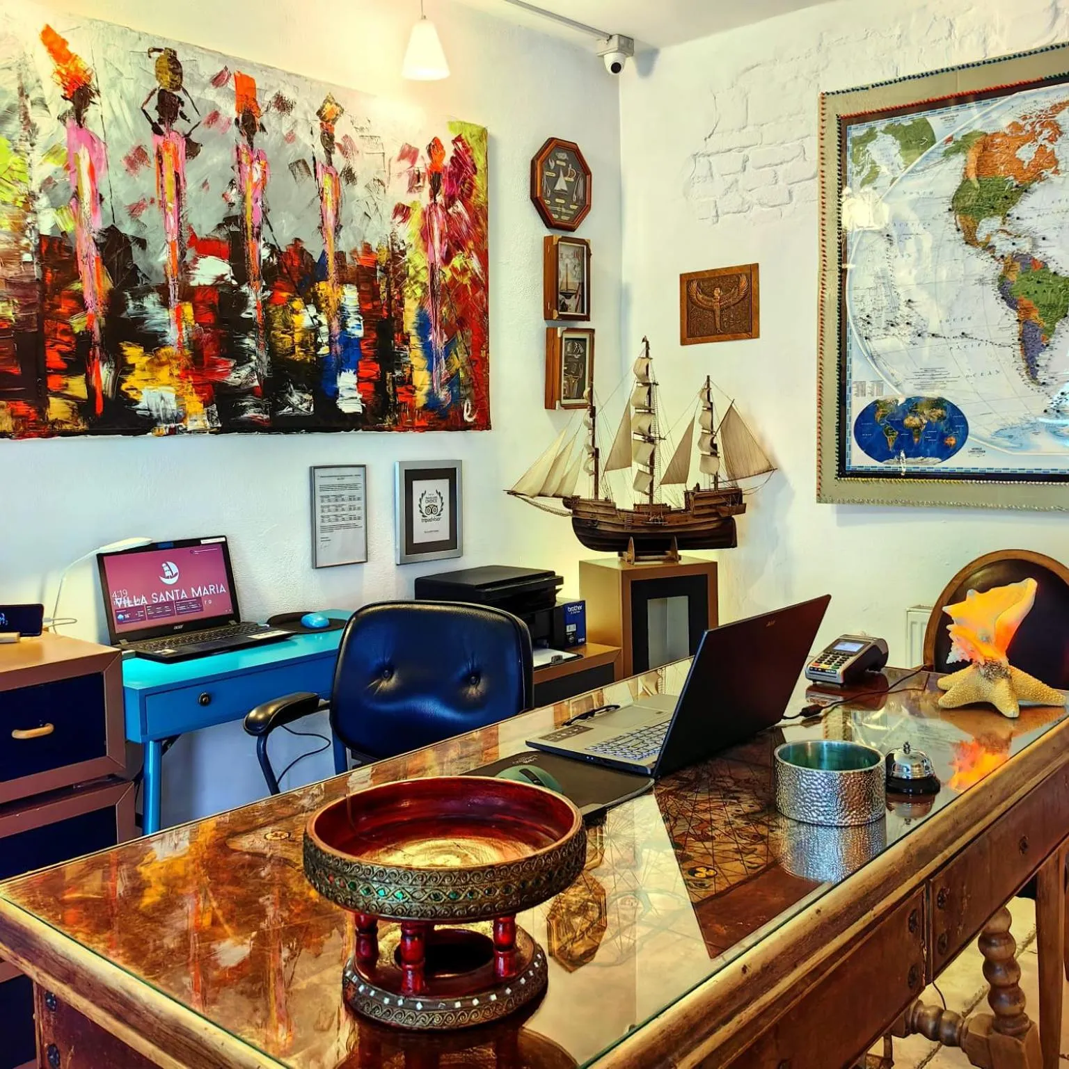 Lobby or reception in Villa Santa Maria