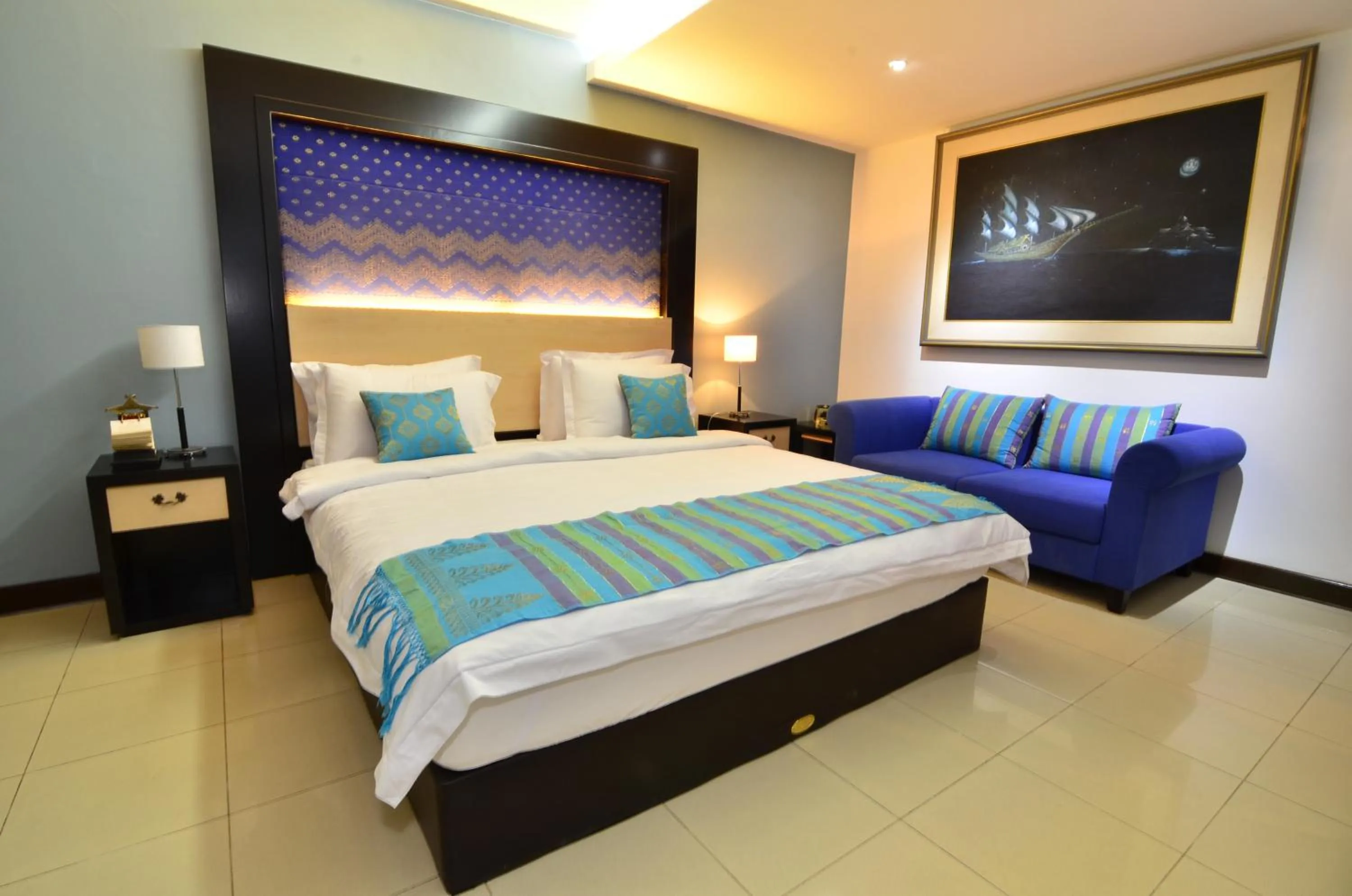 Bedroom in Balai Melayu Hotel