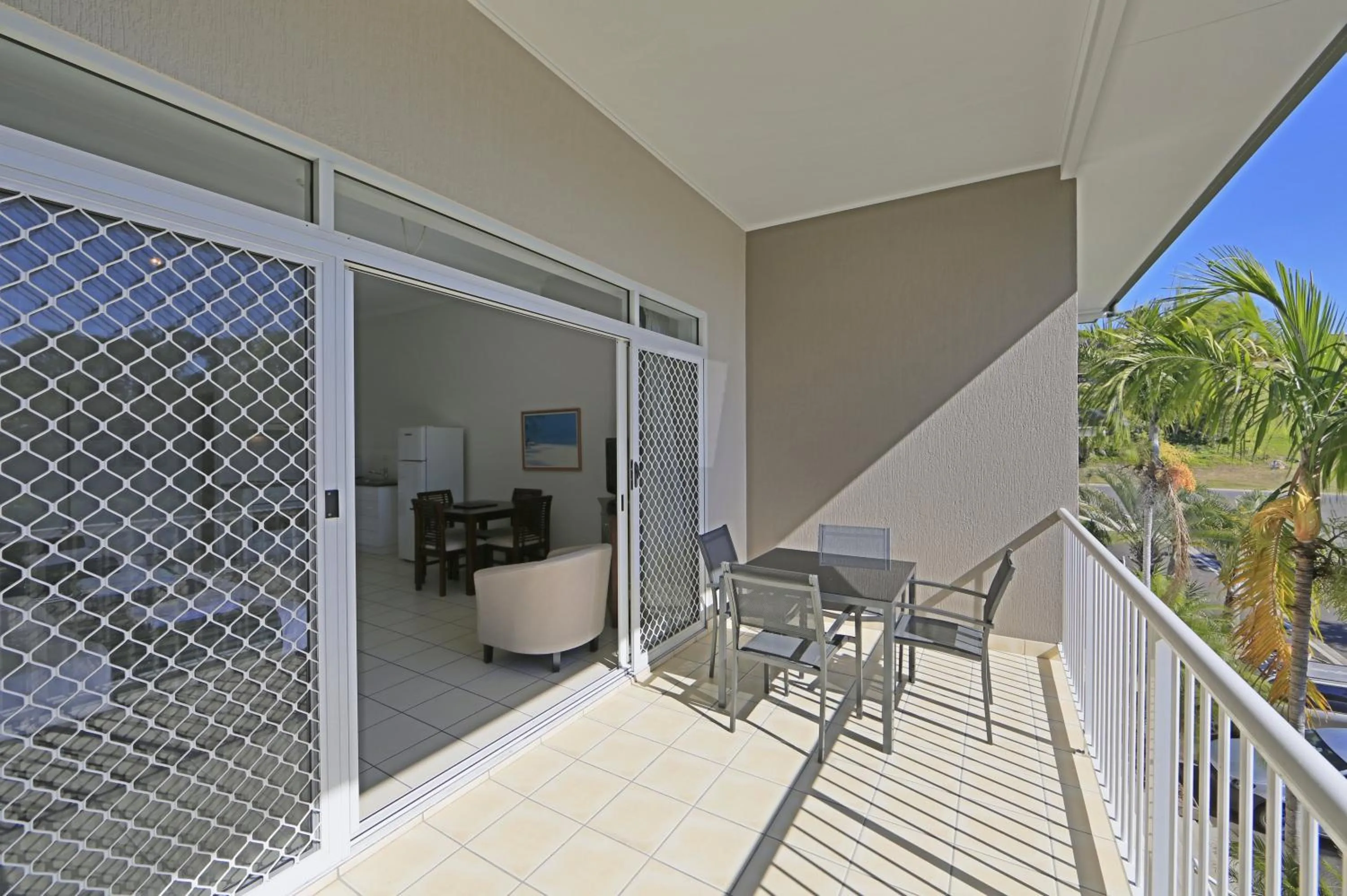 Balcony/Terrace in Sandcastles 1770 Motel & Resort