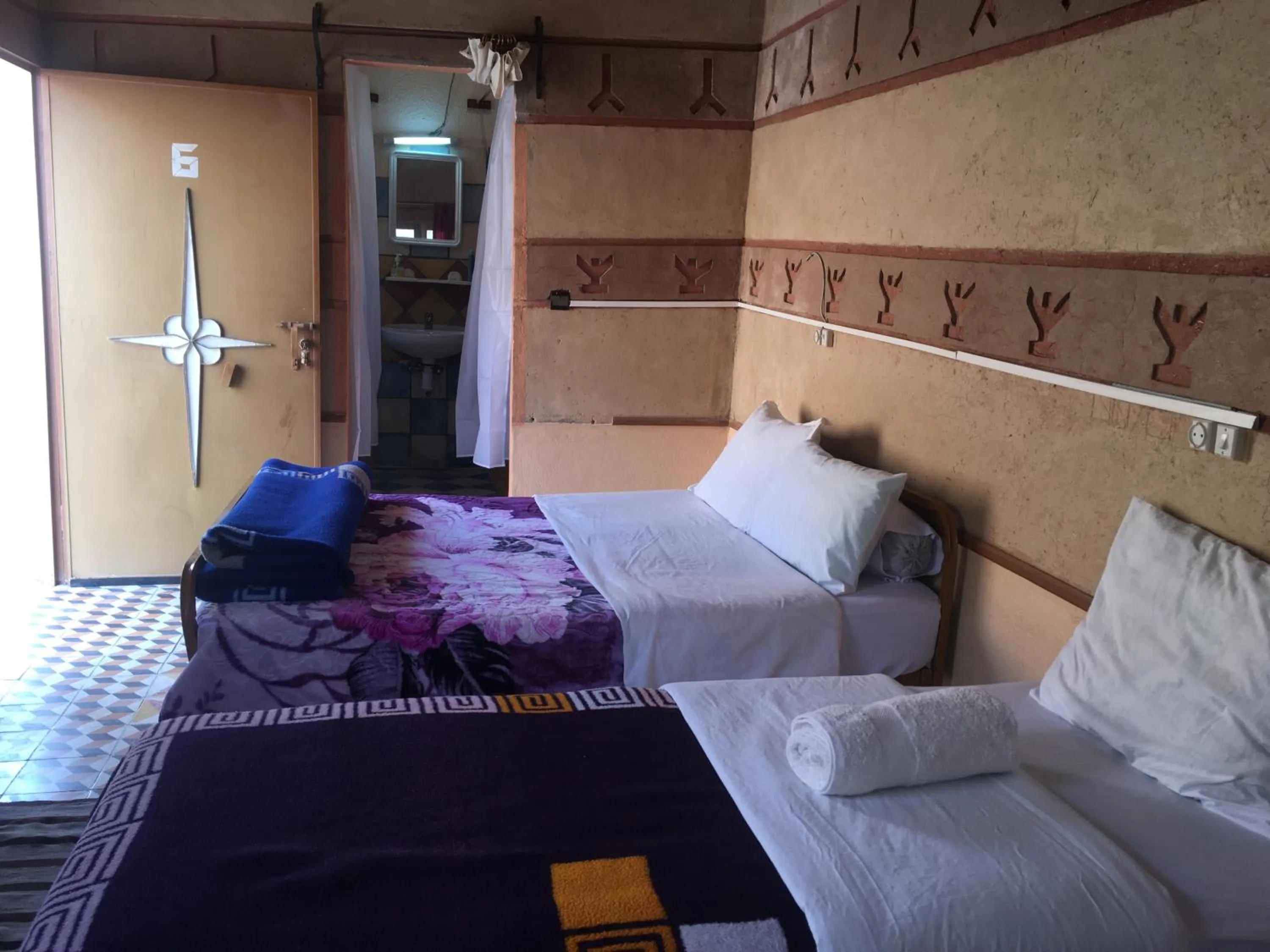 Bed in Hôtel panoramique de la vallée