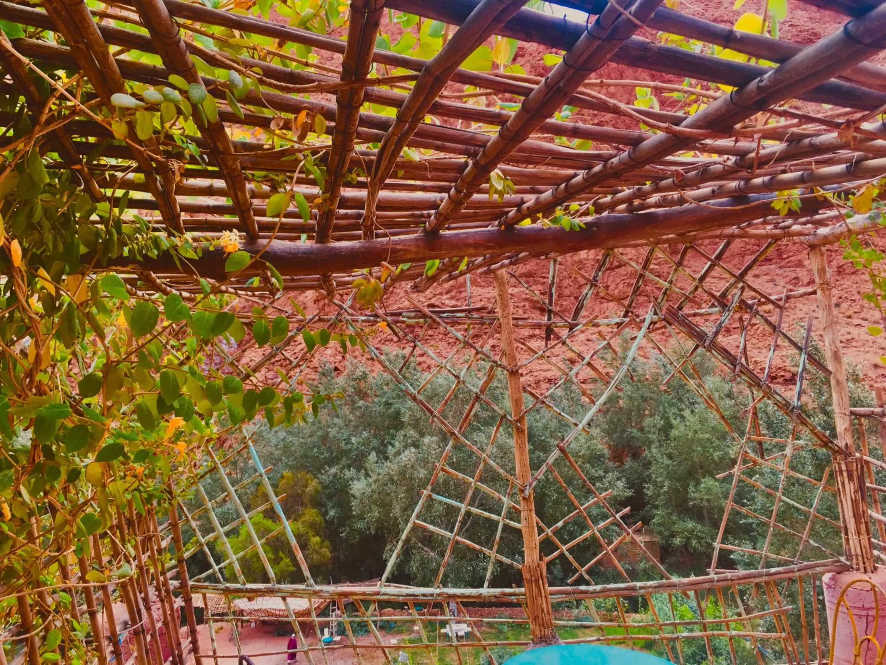 Balcony/Terrace in Hôtel panoramique de la vallée
