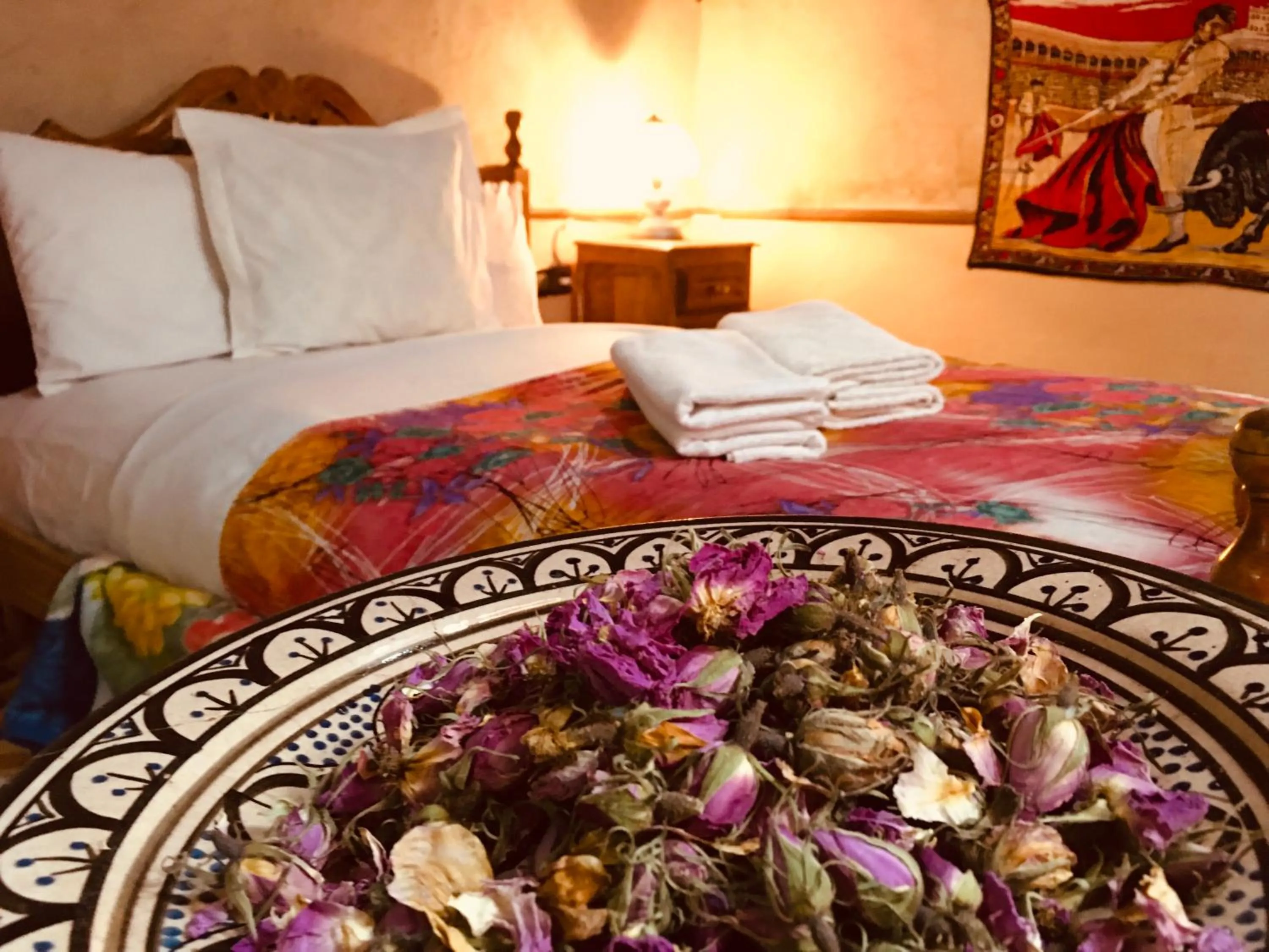 Bed in Hôtel panoramique de la vallée