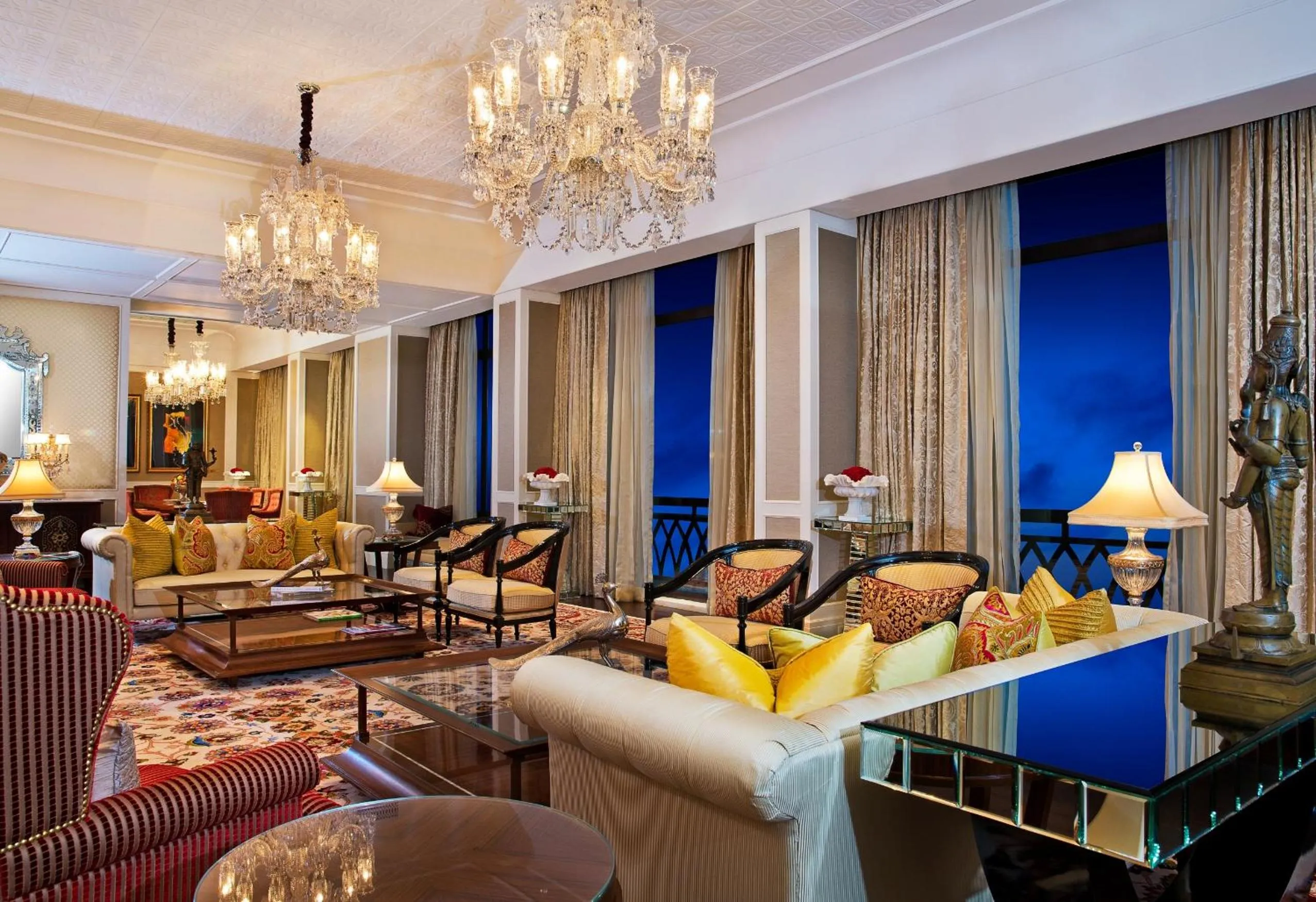Living room in The Leela Palace Chennai