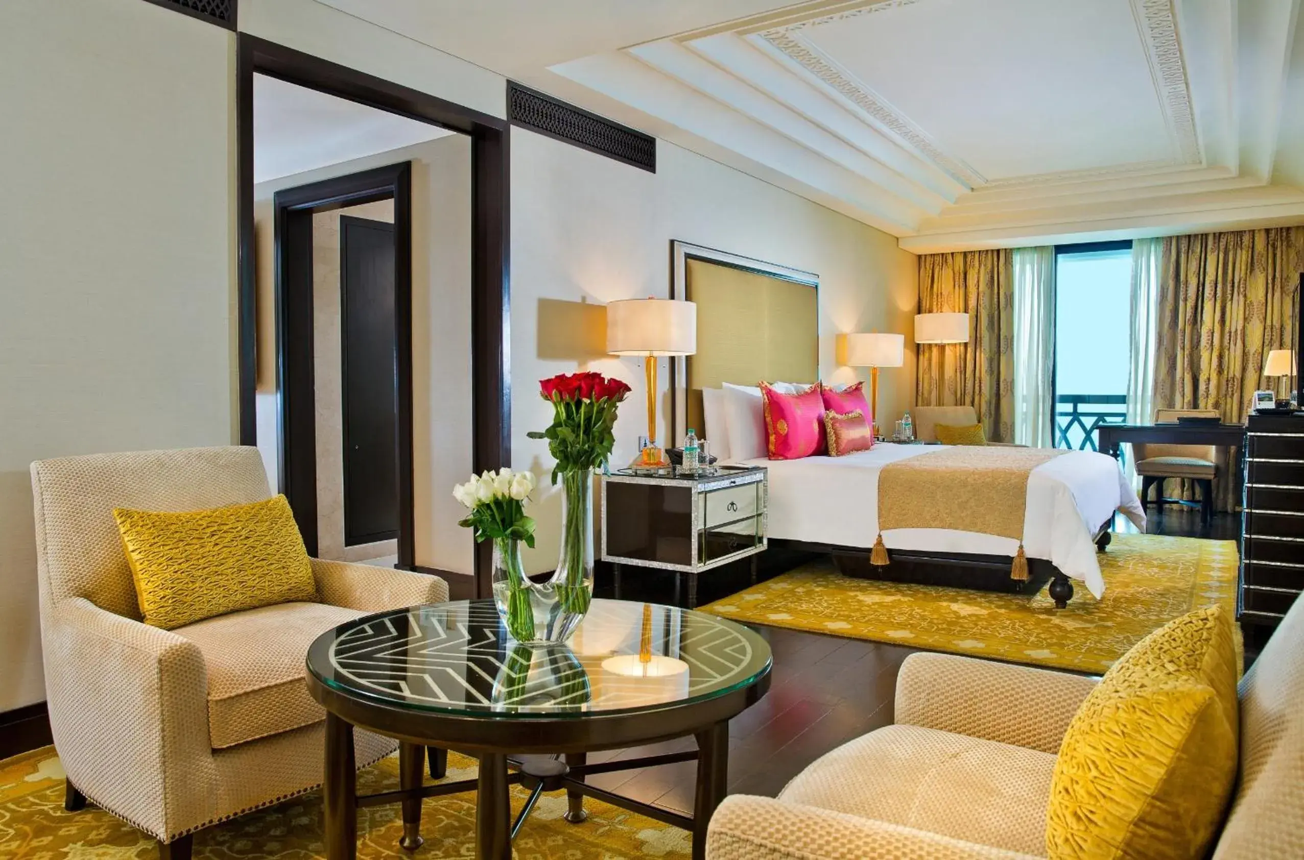 Photo of the whole room, Bed in The Leela Palace Chennai Photo of the whole room, Bed in The Leela Palace Chennai