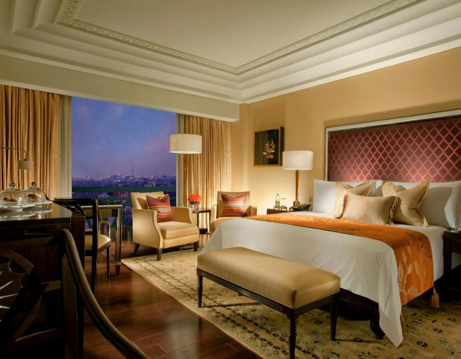 Bedroom, Bed in The Leela Palace Chennai