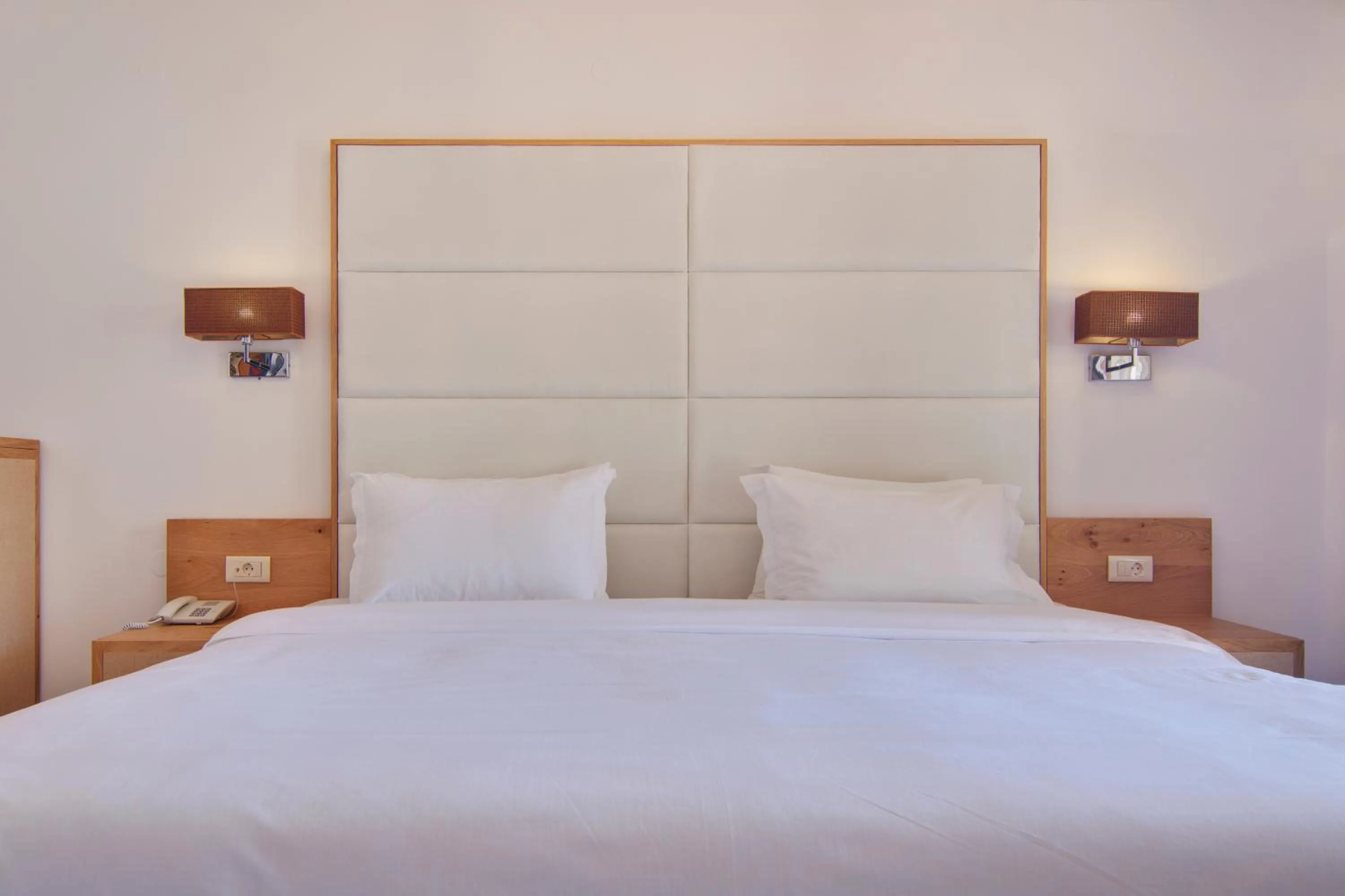 Bed in Valtos Beach Hotel