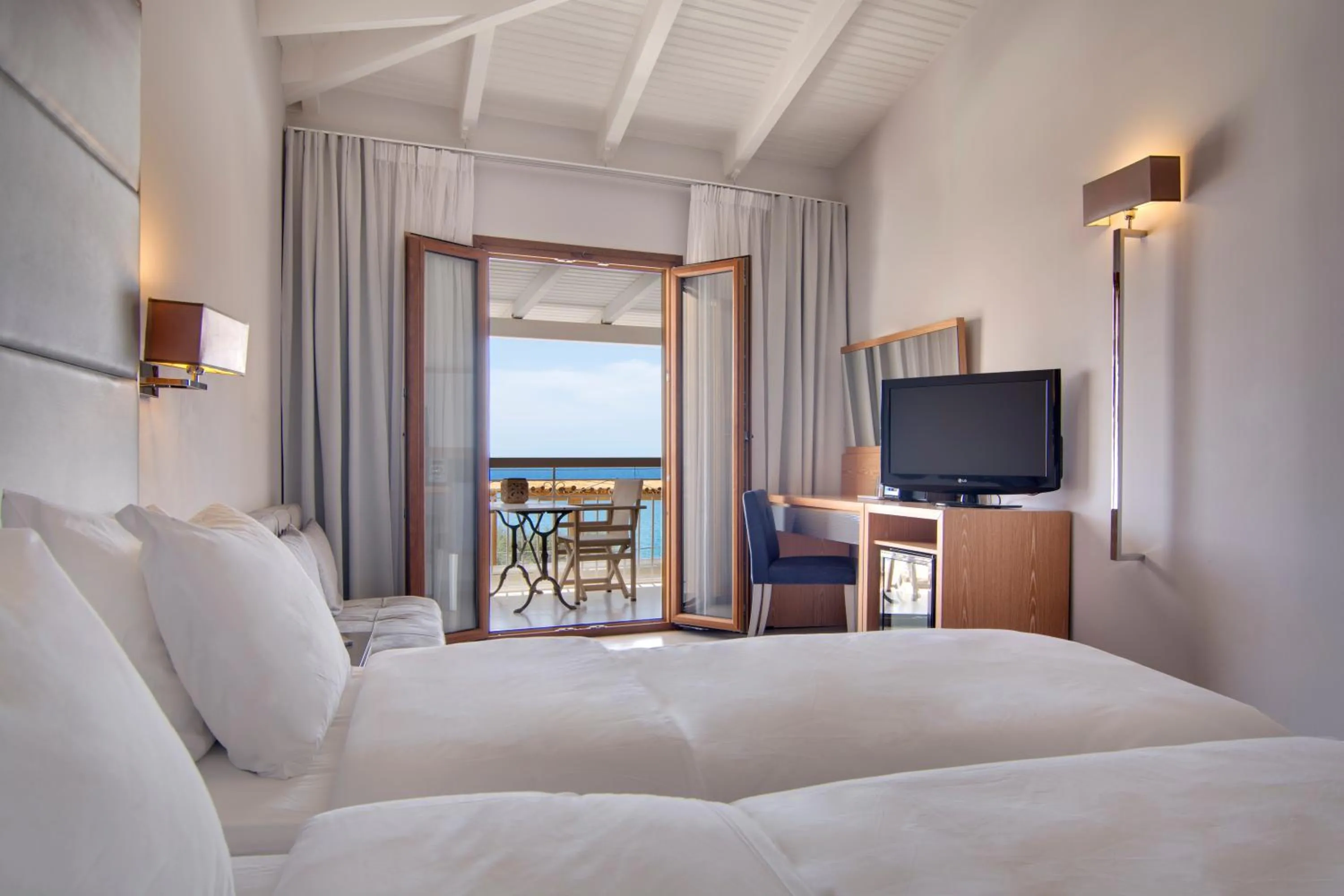 Photo of the whole room, Bed in Valtos Beach Hotel
