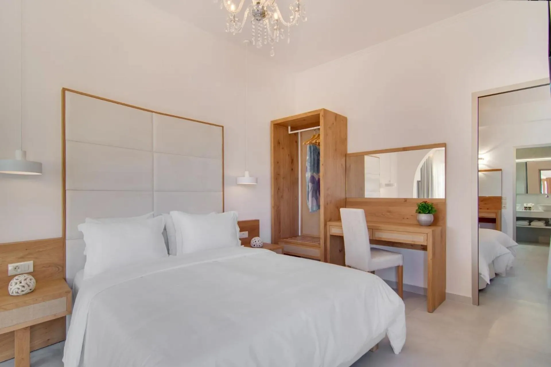 Bed in Valtos Beach Hotel