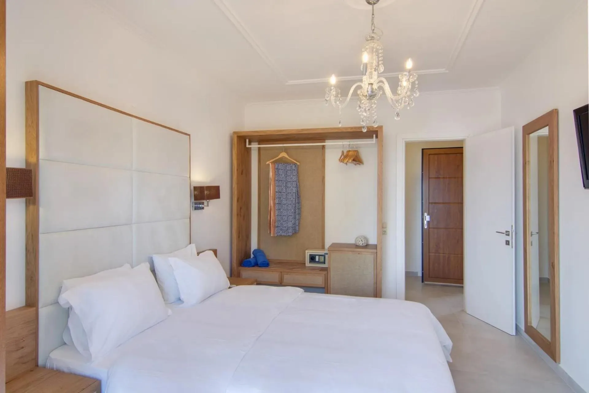 Bed in Valtos Beach Hotel