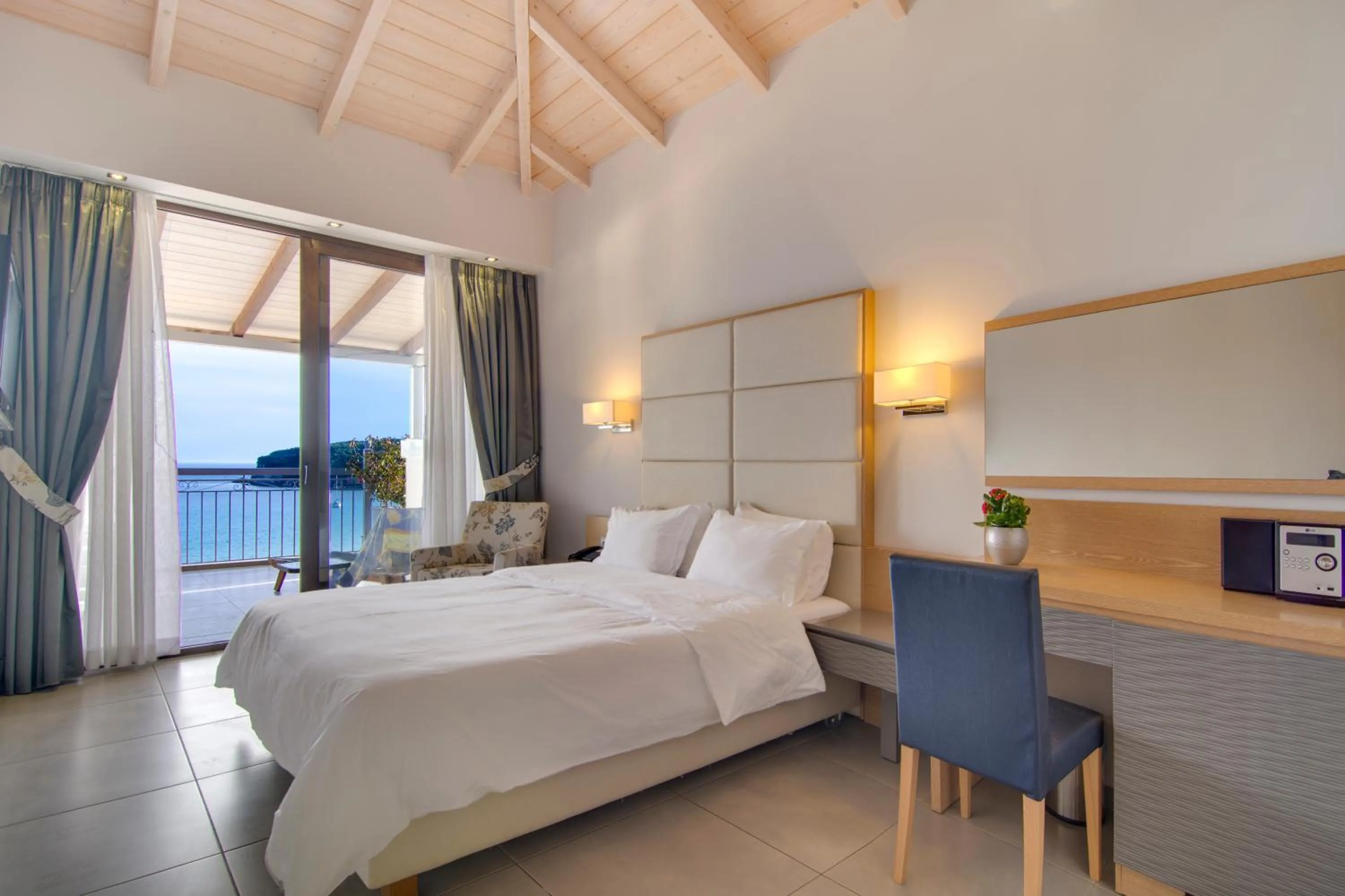 Photo of the whole room, Bed in Valtos Beach Hotel