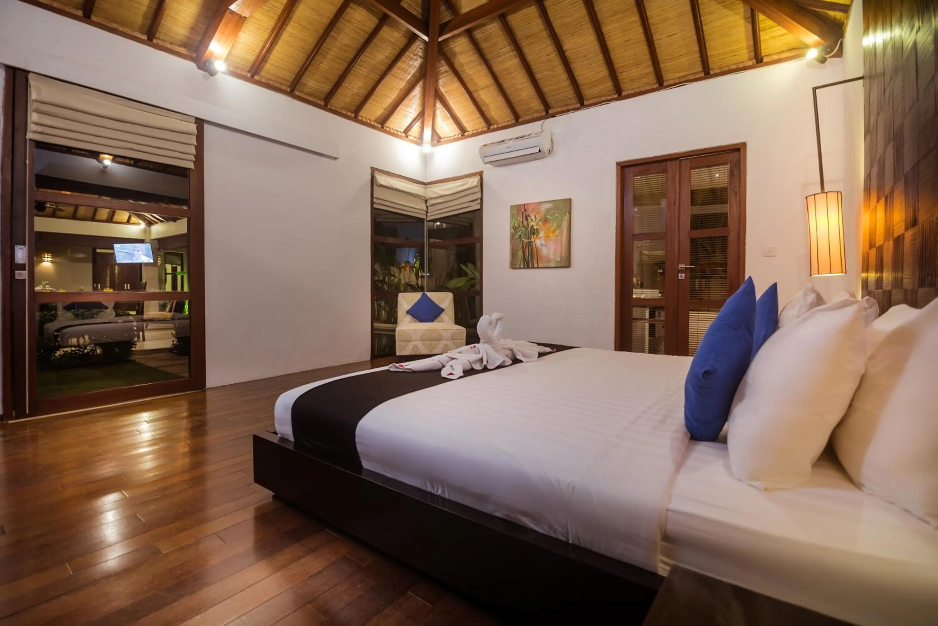 Bedroom, Bed in Arama Riverside 5 Bedrooms by Villas Direct Bali