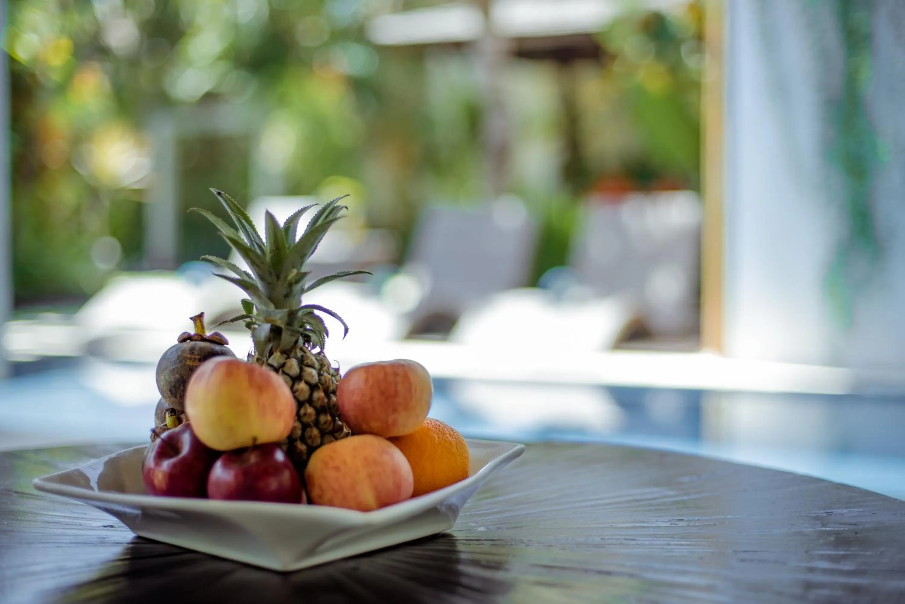 Food and drinks in Arama Riverside 5 Bedrooms by Villas Direct Bali