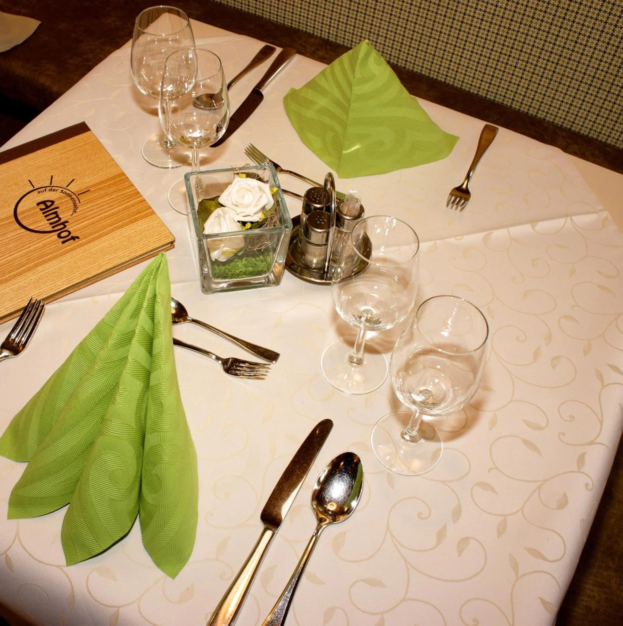 Dinner in Gasthof Almhof