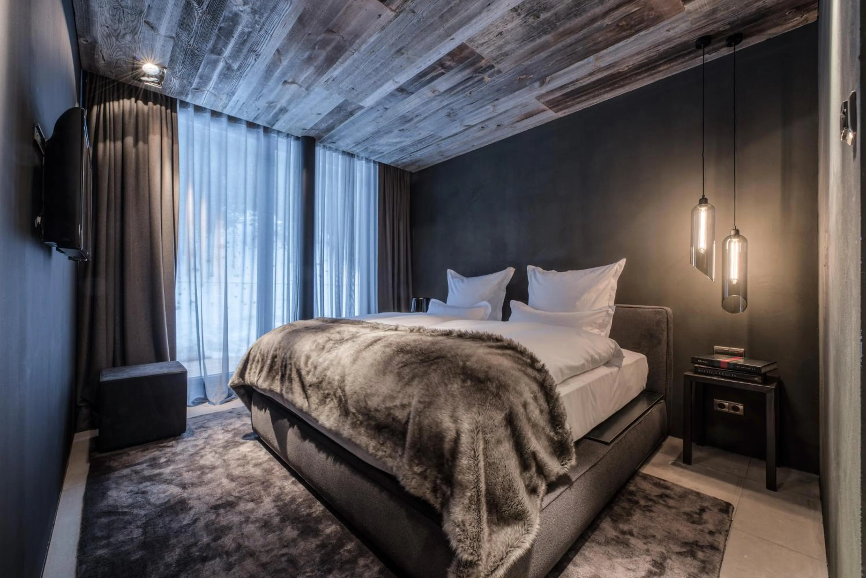 Bedroom, Bed in Hotel Zhero – Ischgl/Kappl