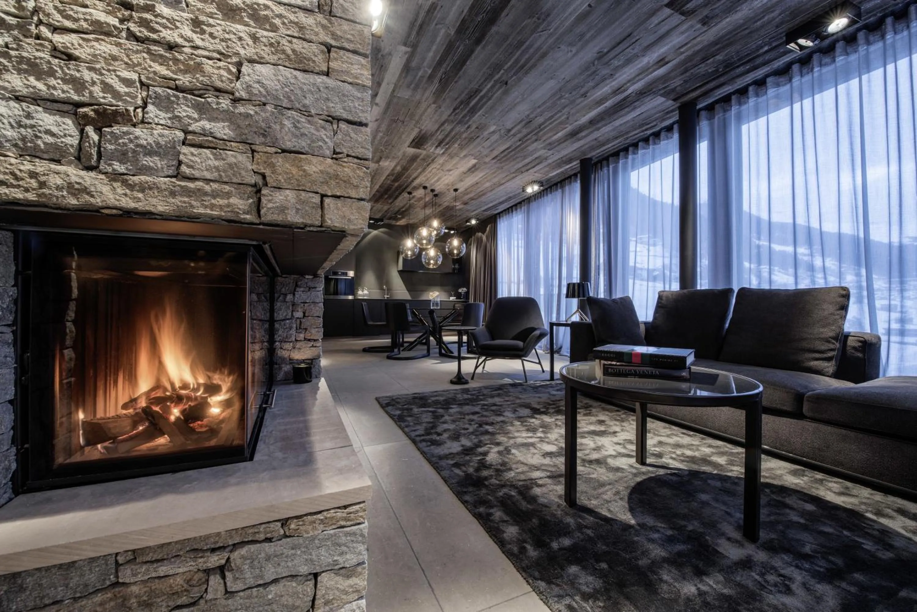 Living room in Hotel Zhero – Ischgl/Kappl