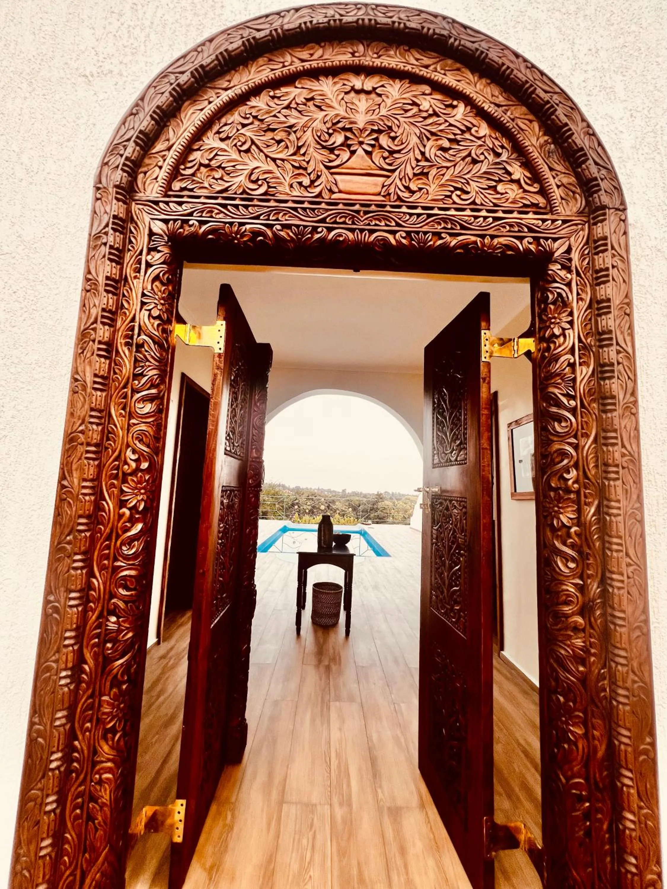 Property building in Pink Flamingo Boutique Hotel