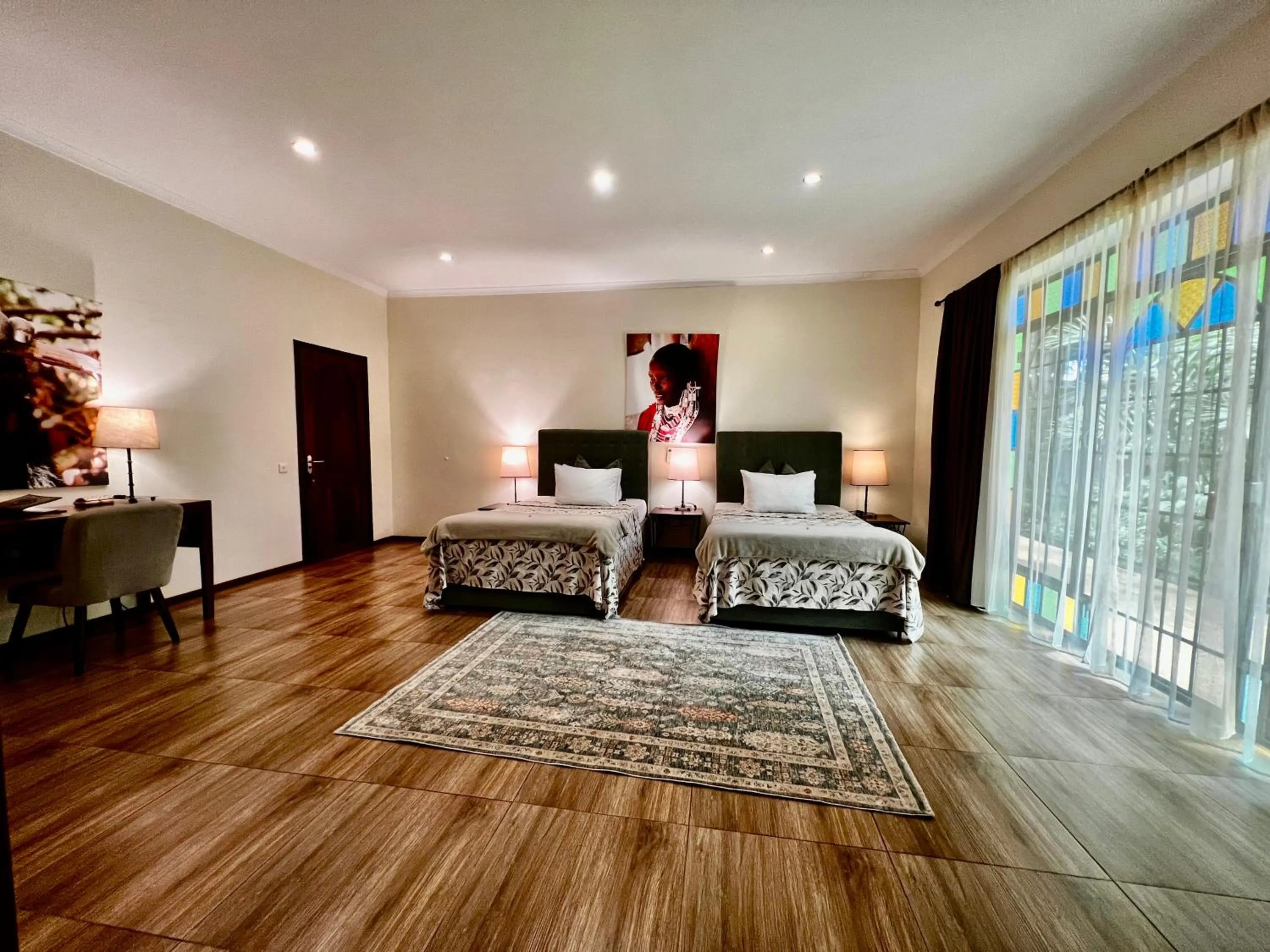 Bedroom, Bed in Pink Flamingo Boutique Hotel