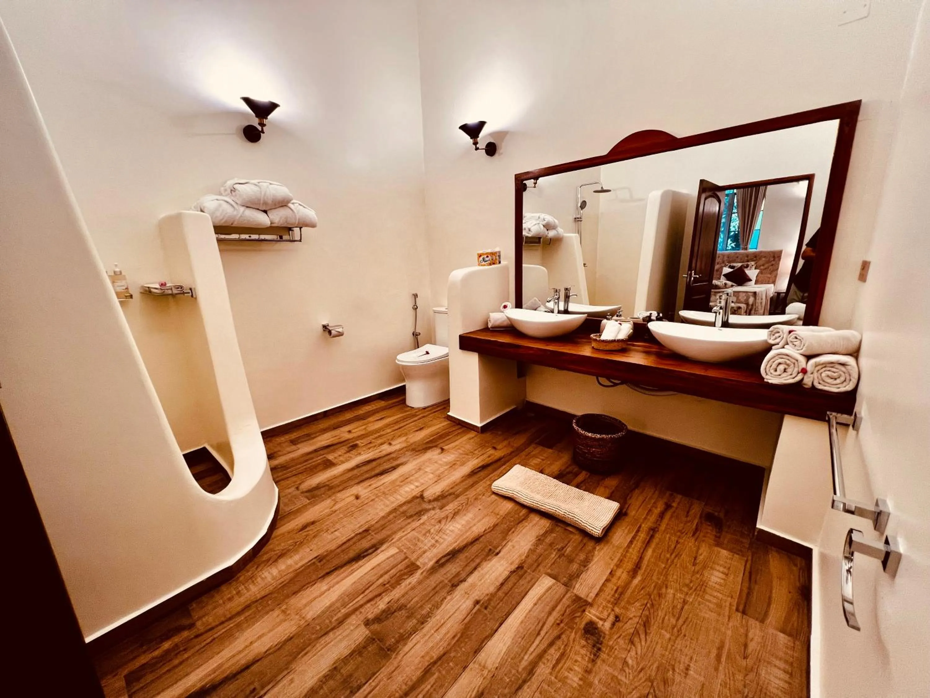 Bathroom in Pink Flamingo Boutique Hotel