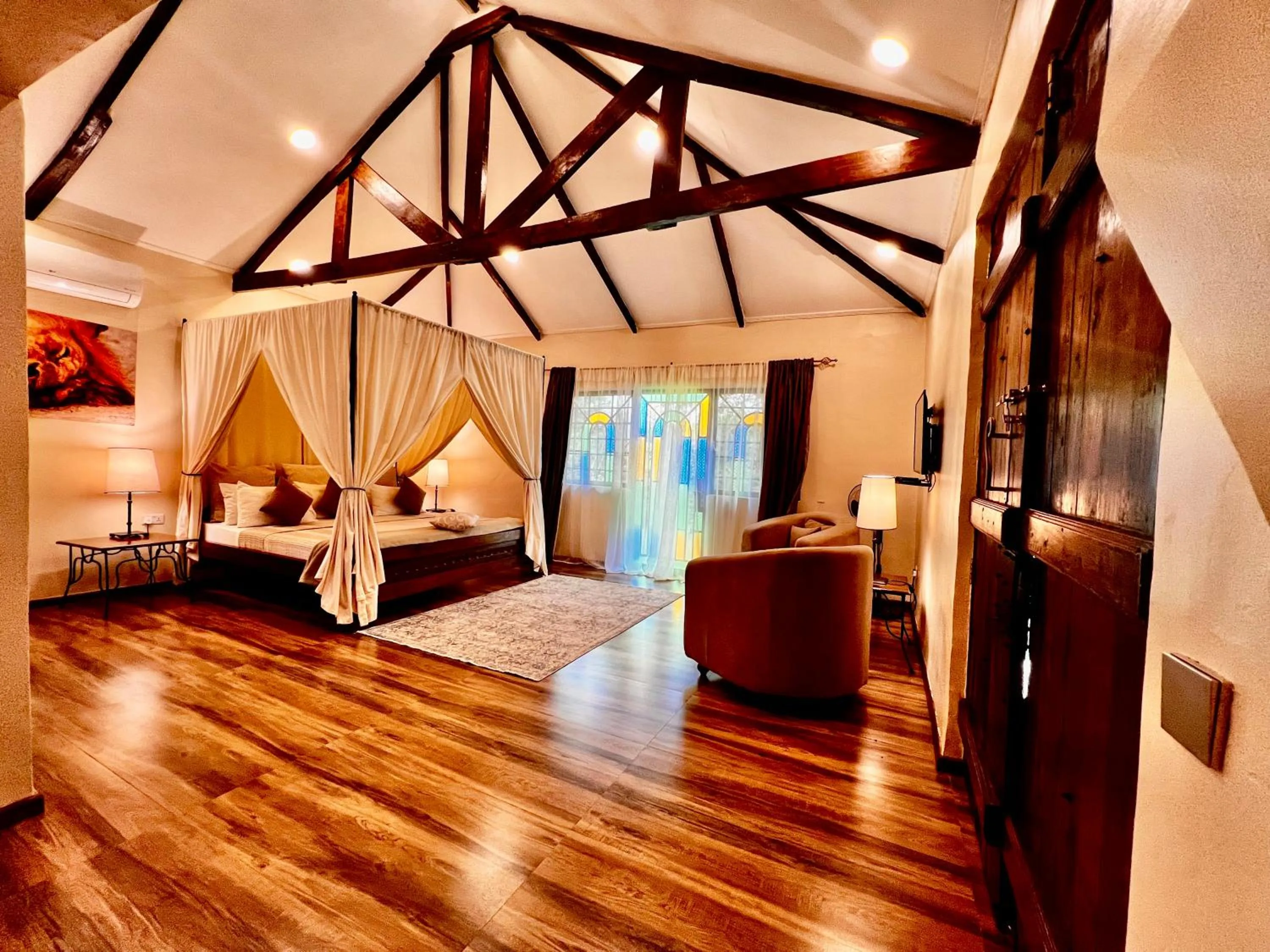 Bedroom, Bed in Pink Flamingo Boutique Hotel