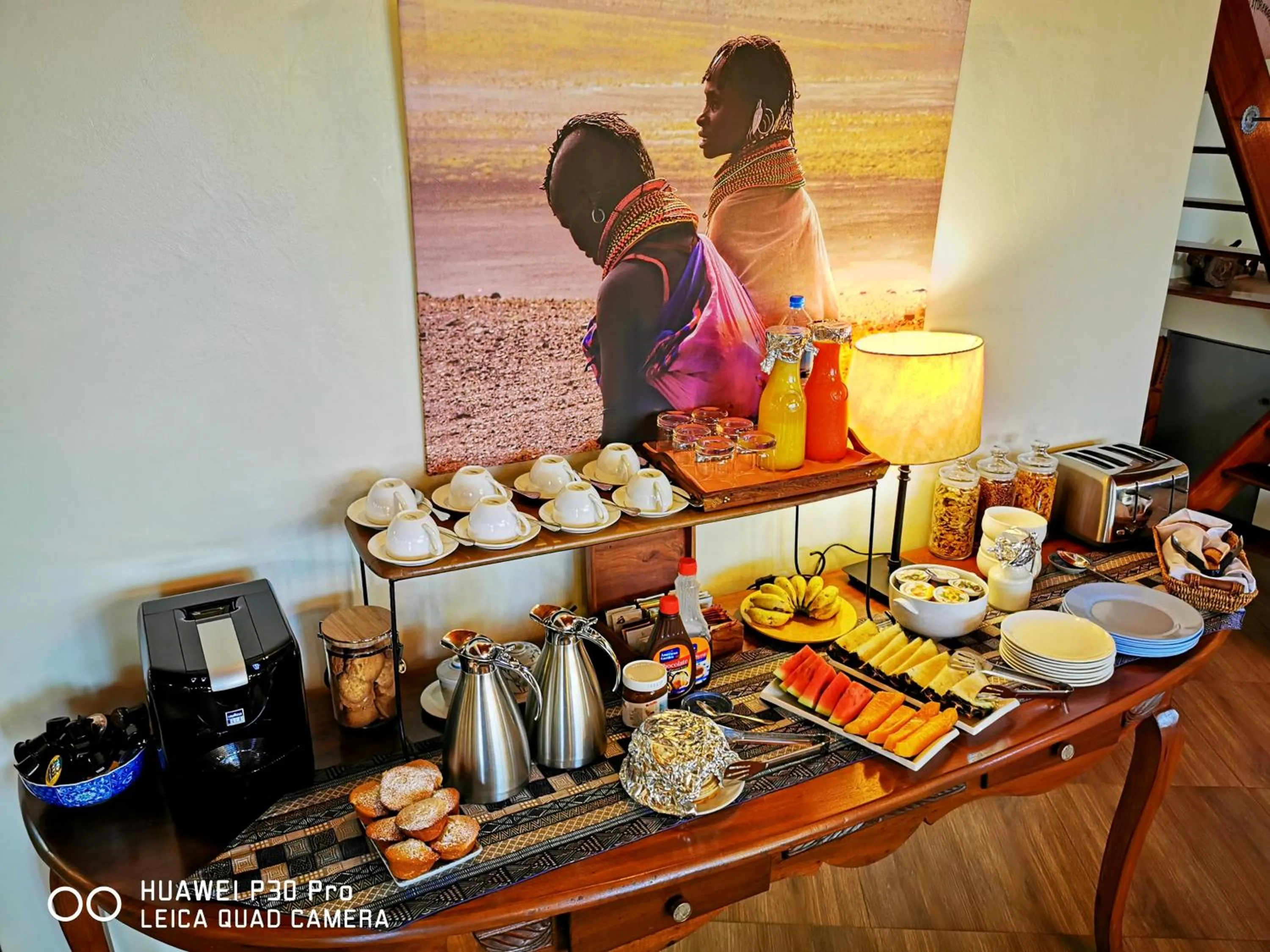 Food and drinks in Pink Flamingo Boutique Hotel