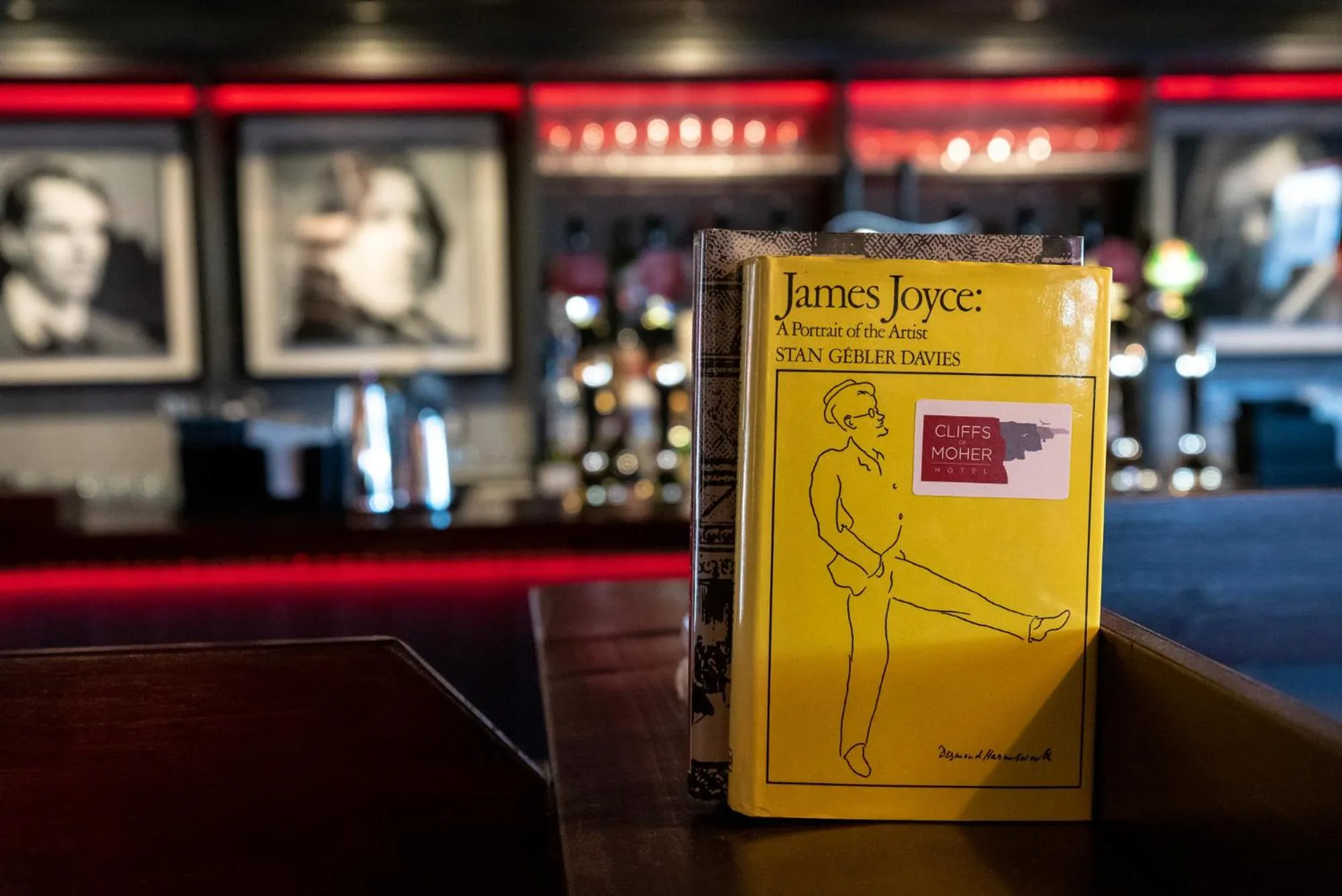 Library in Cliffs of Moher Hotel