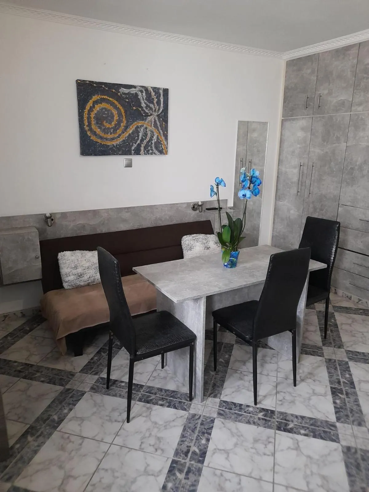 Seating area in Villa Markos