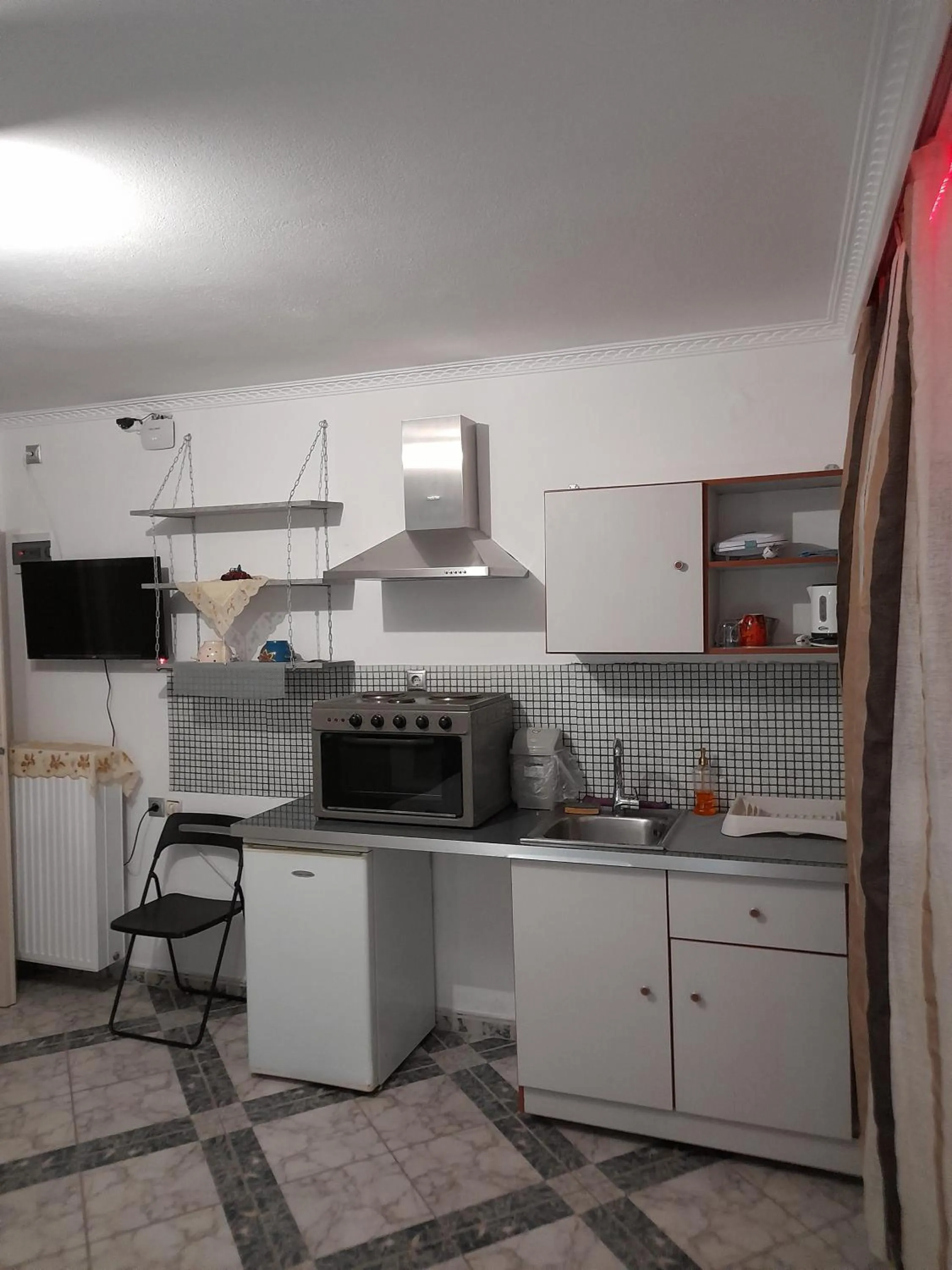 Kitchen or kitchenette in Villa Markos