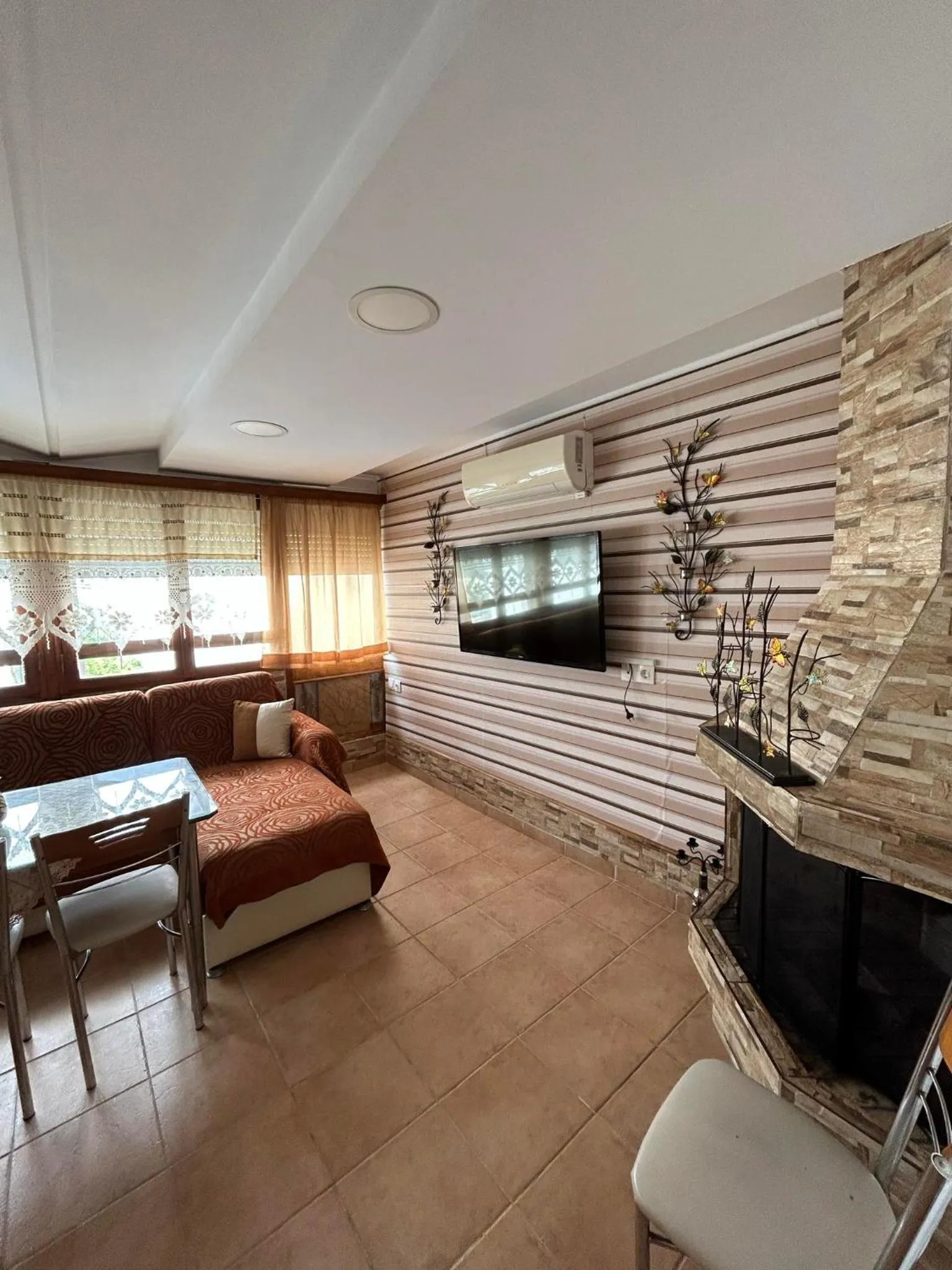 Seating area in Villa Markos