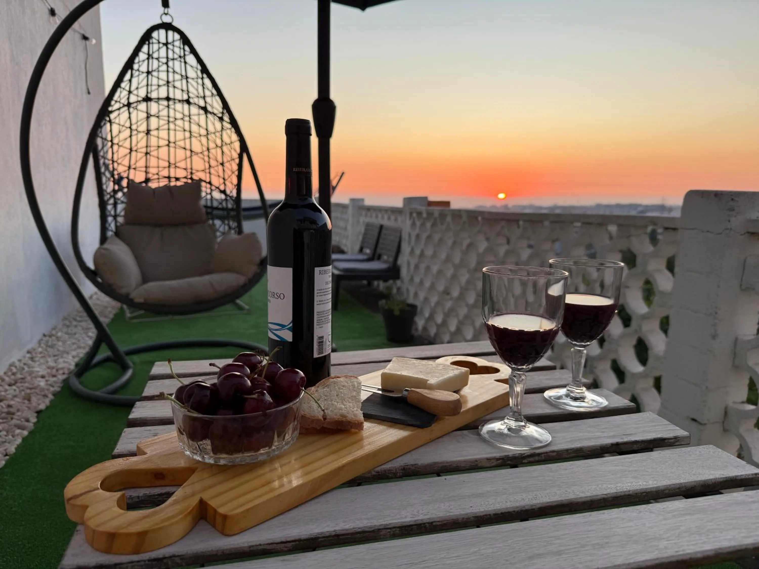 Patio in Alfazema Sunset House