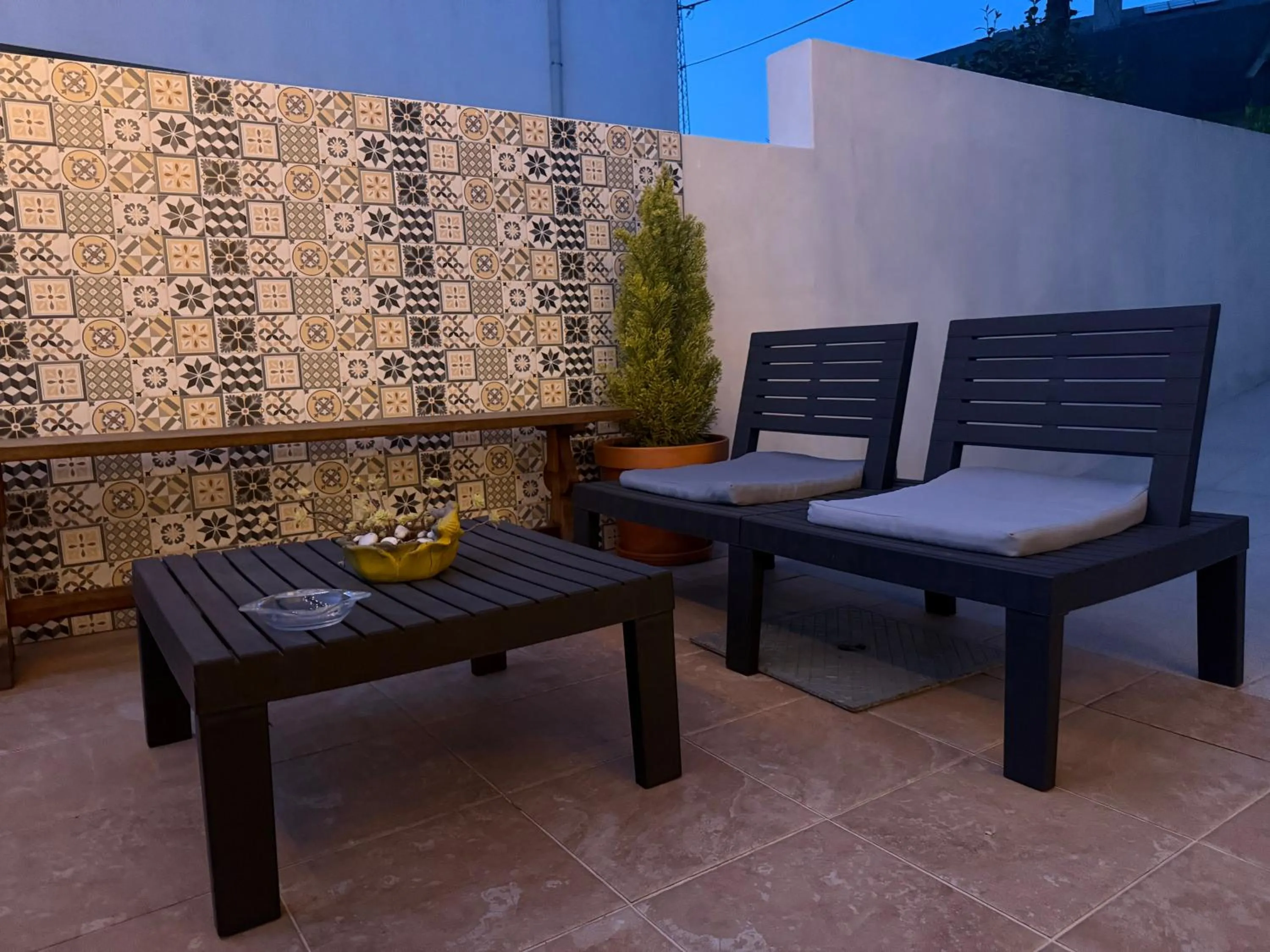 Patio in Alfazema Sunset House